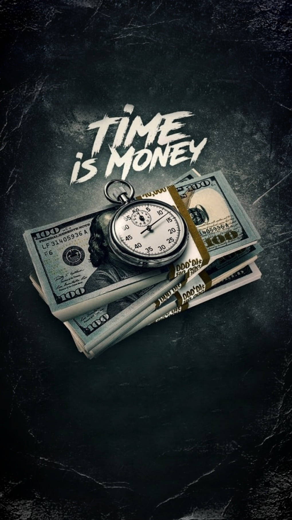 Time Is Money Iphone Background