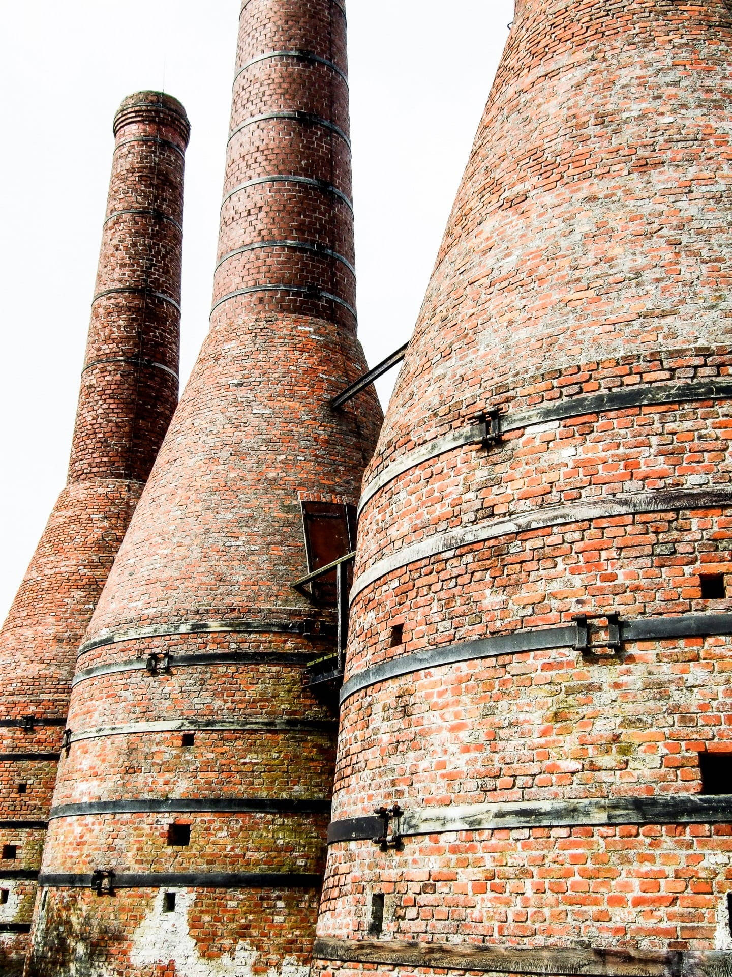 Time-stood-still Display Of Authentic Lime Kilns At Zuiderzeemuseum Background