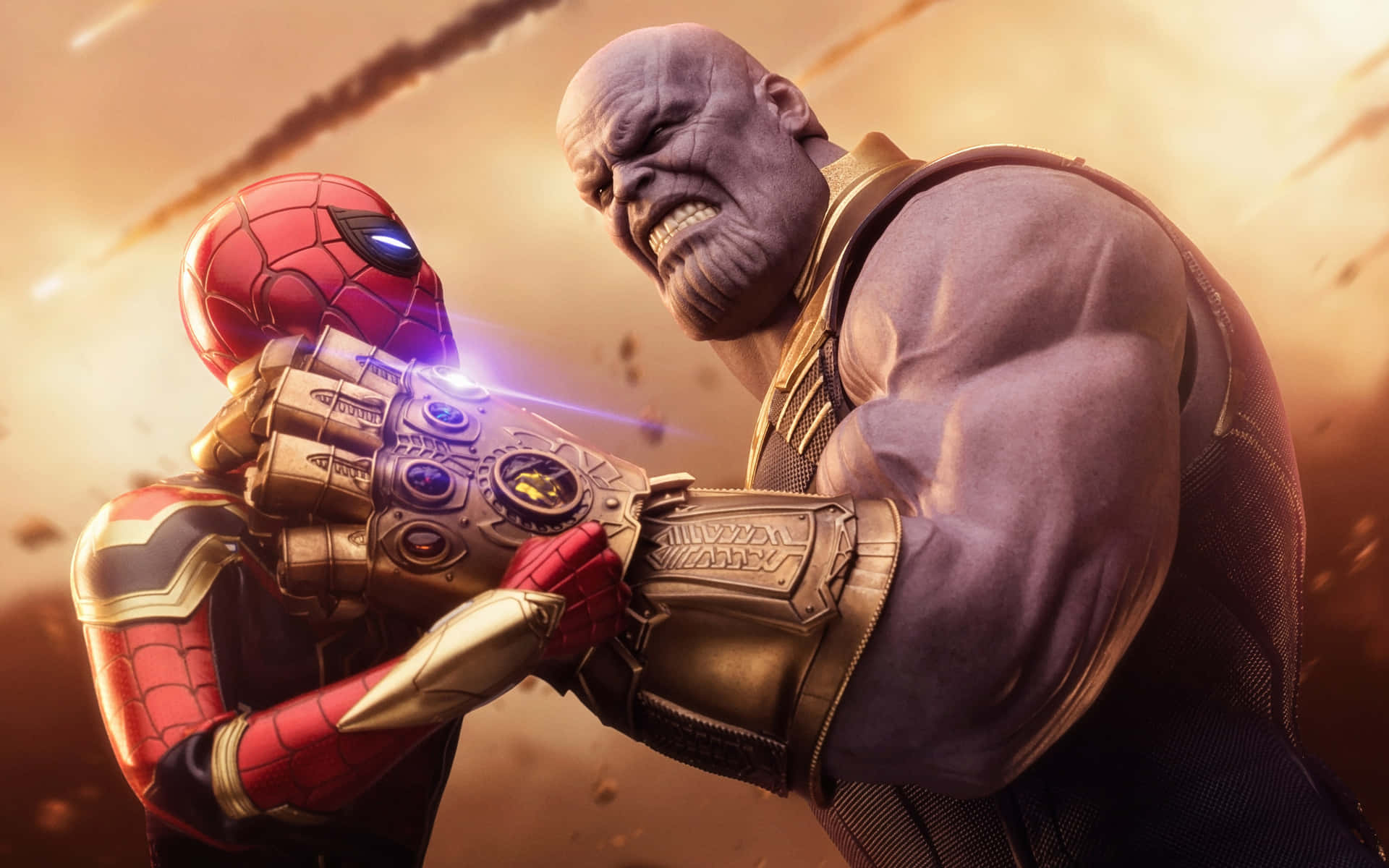 Time To Face Thanos In Marvel's 2018 Film, Avengers: Infinity War Background