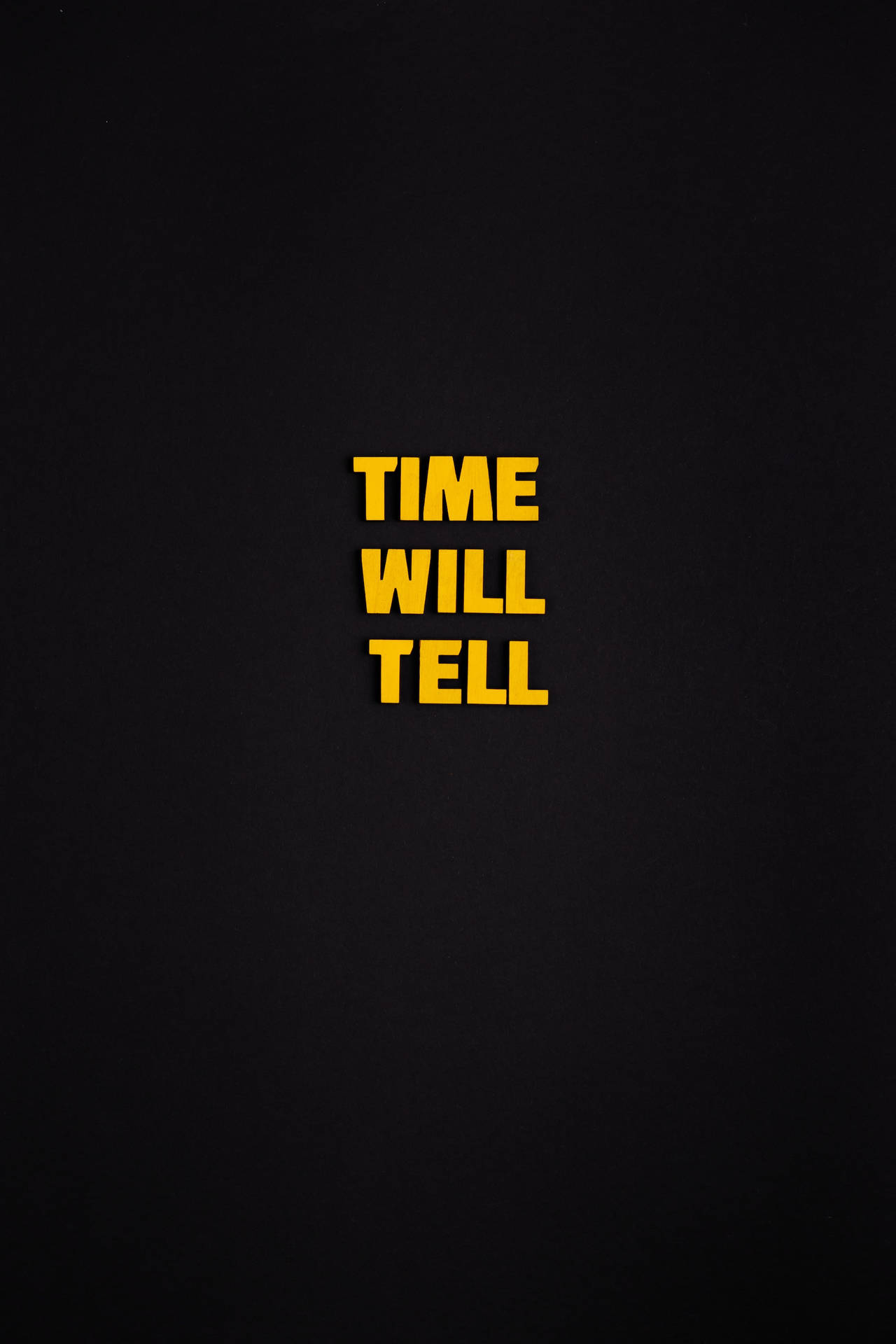 Time Will Tell Black Phone Background