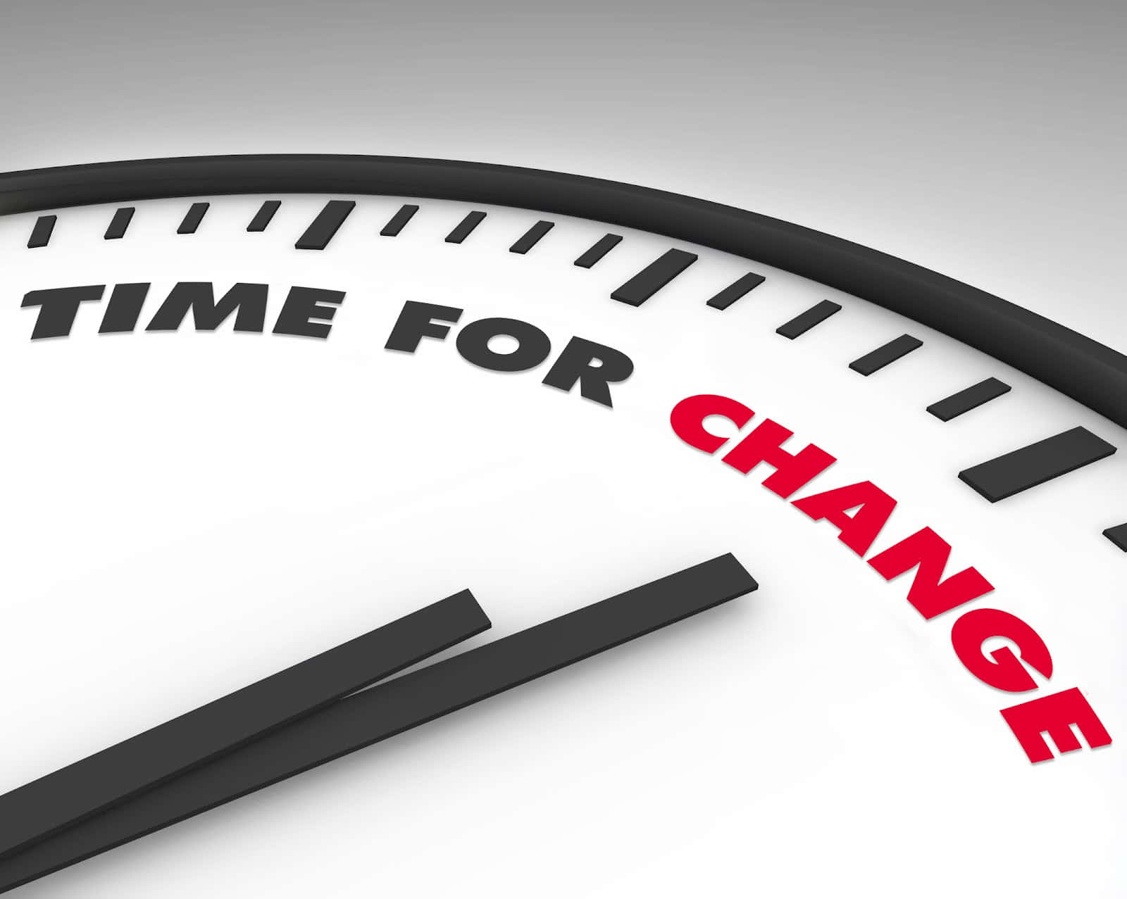 Timefor Change Clock Concept Background
