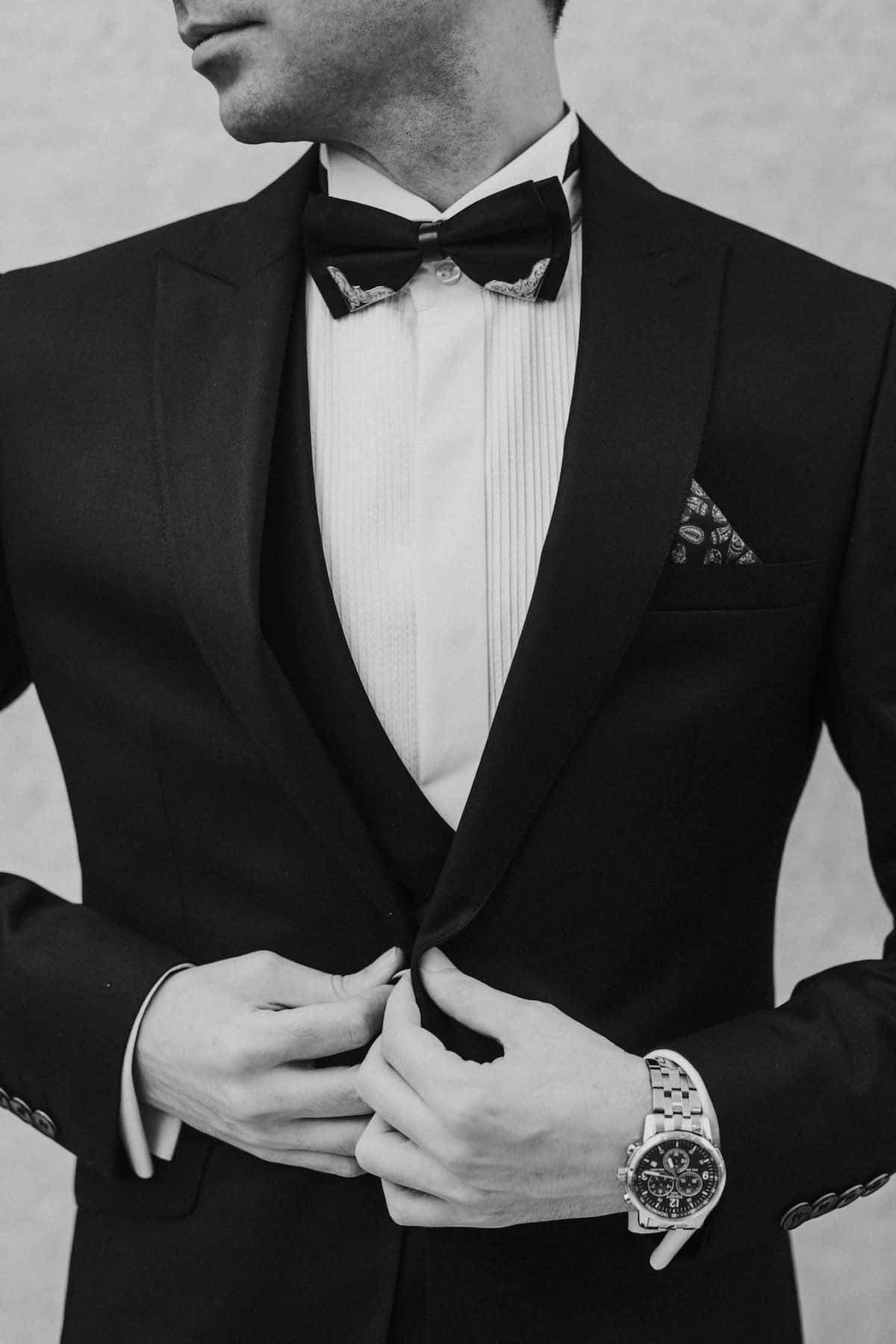 Timeless Elegance In Men's Fashion Background