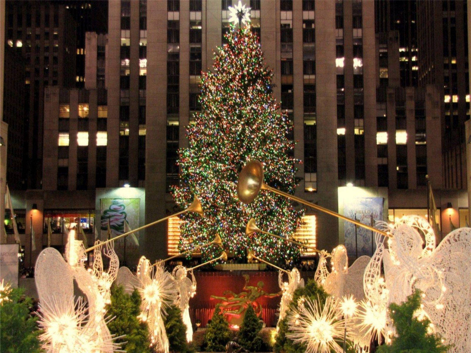 Times Square Aesthetic Christmas