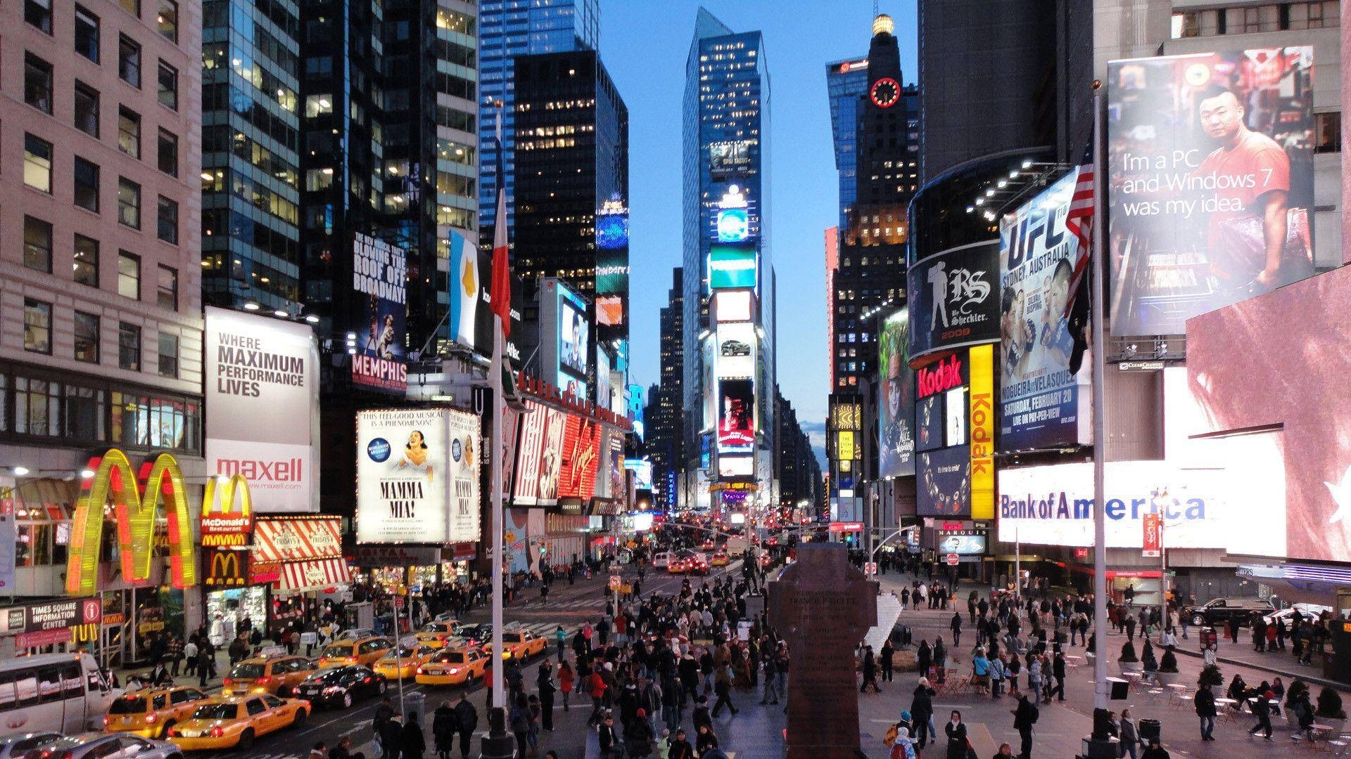 Times Square Tall Buildings