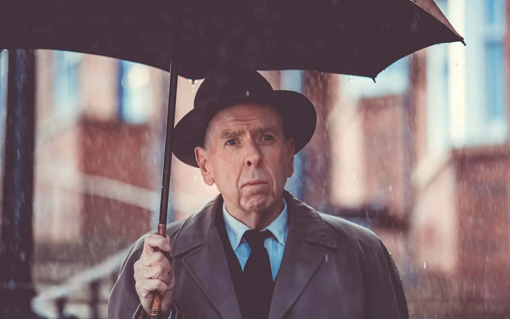 Timothy Spall At A Film Premiere Background