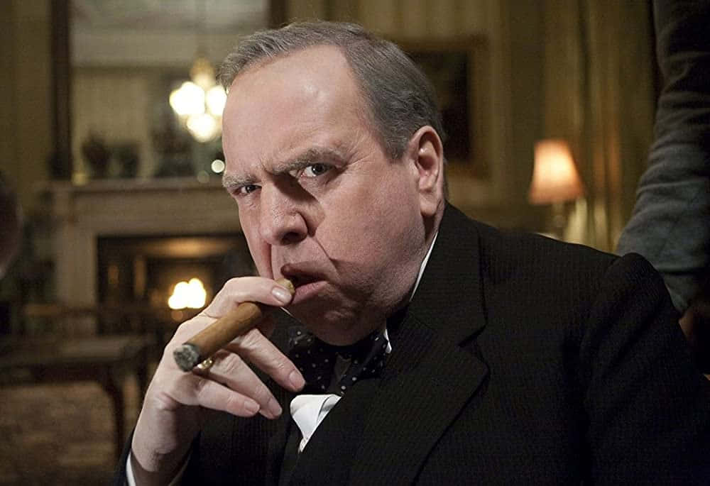 Timothy Spall At A Media Event Background