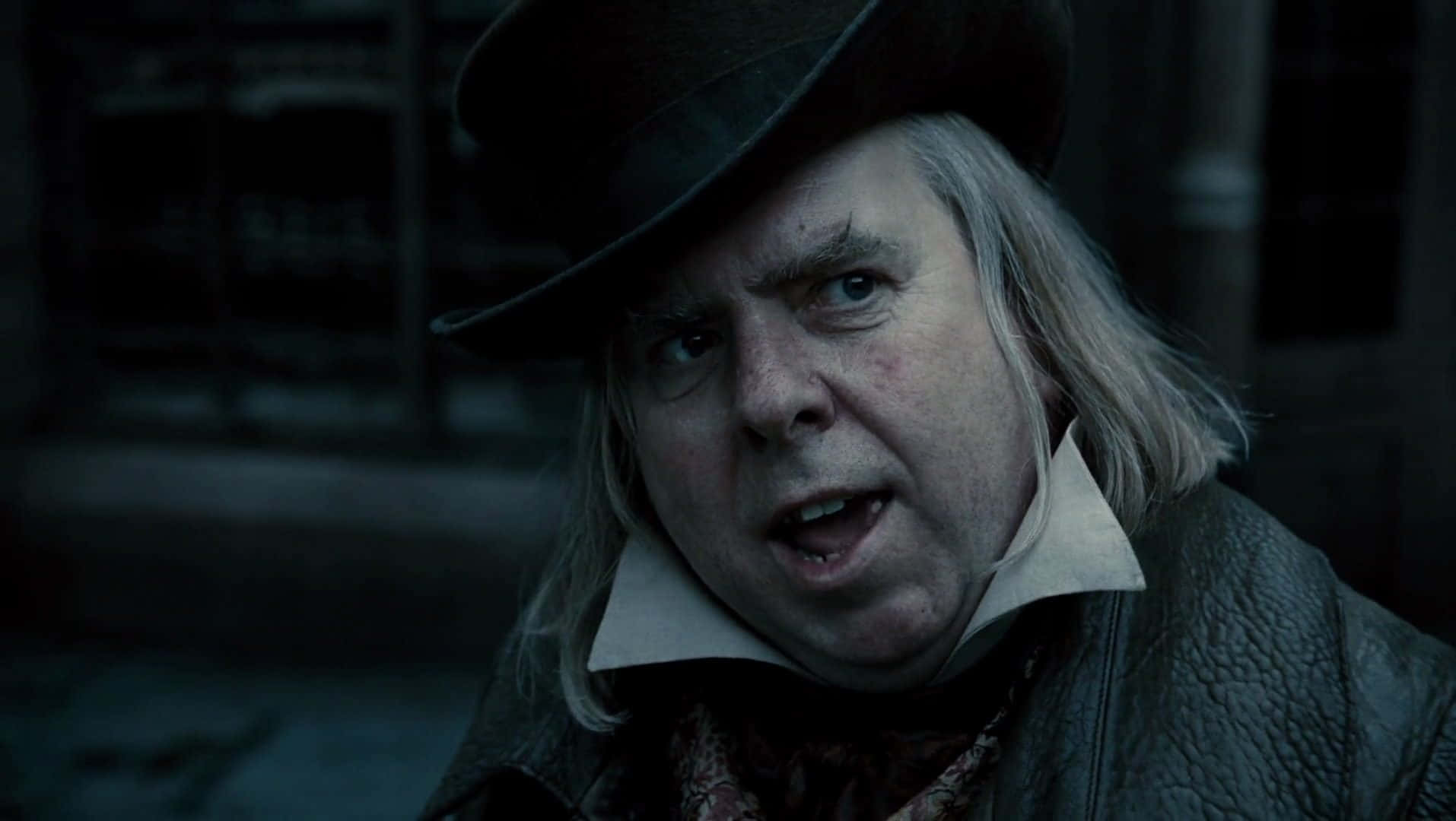 Timothy Spall Posing In A Portrait