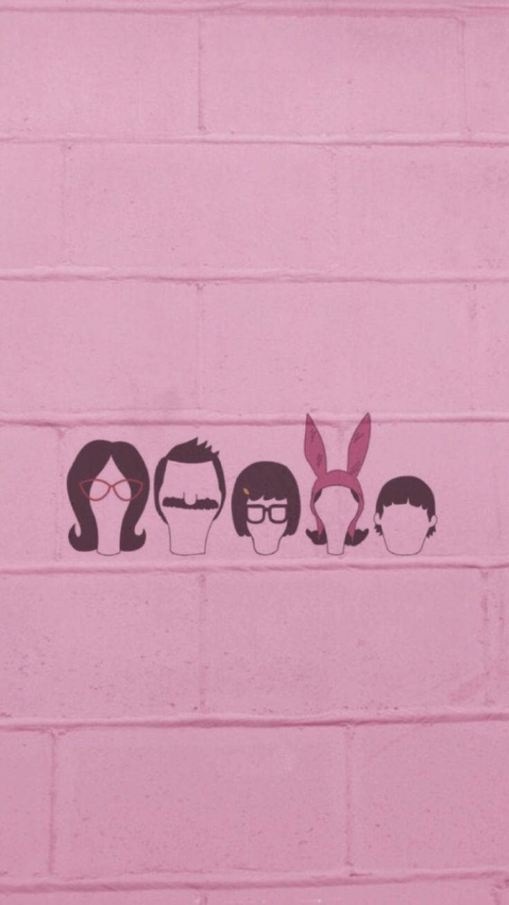 Tina Belcher And Family Vector Art Background