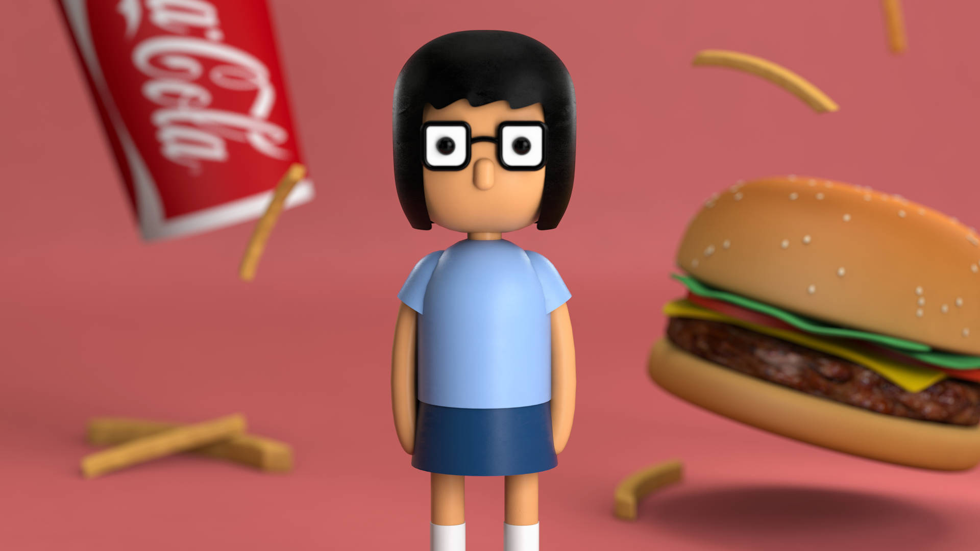 Tina Belcher From Bob's Burgers – Embracing Creativity In Clay