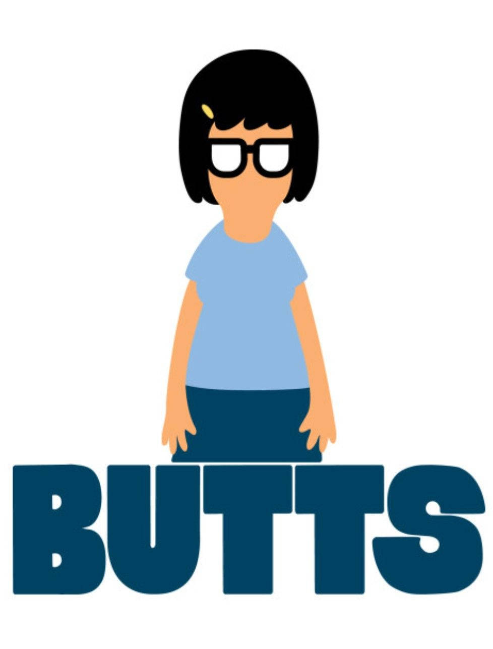 Tina Belcher Vector Art Background