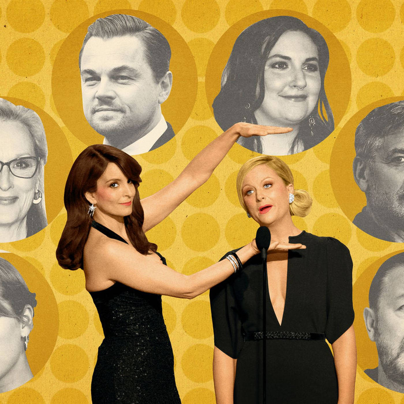 Tina Fey Golden Globes Host Background