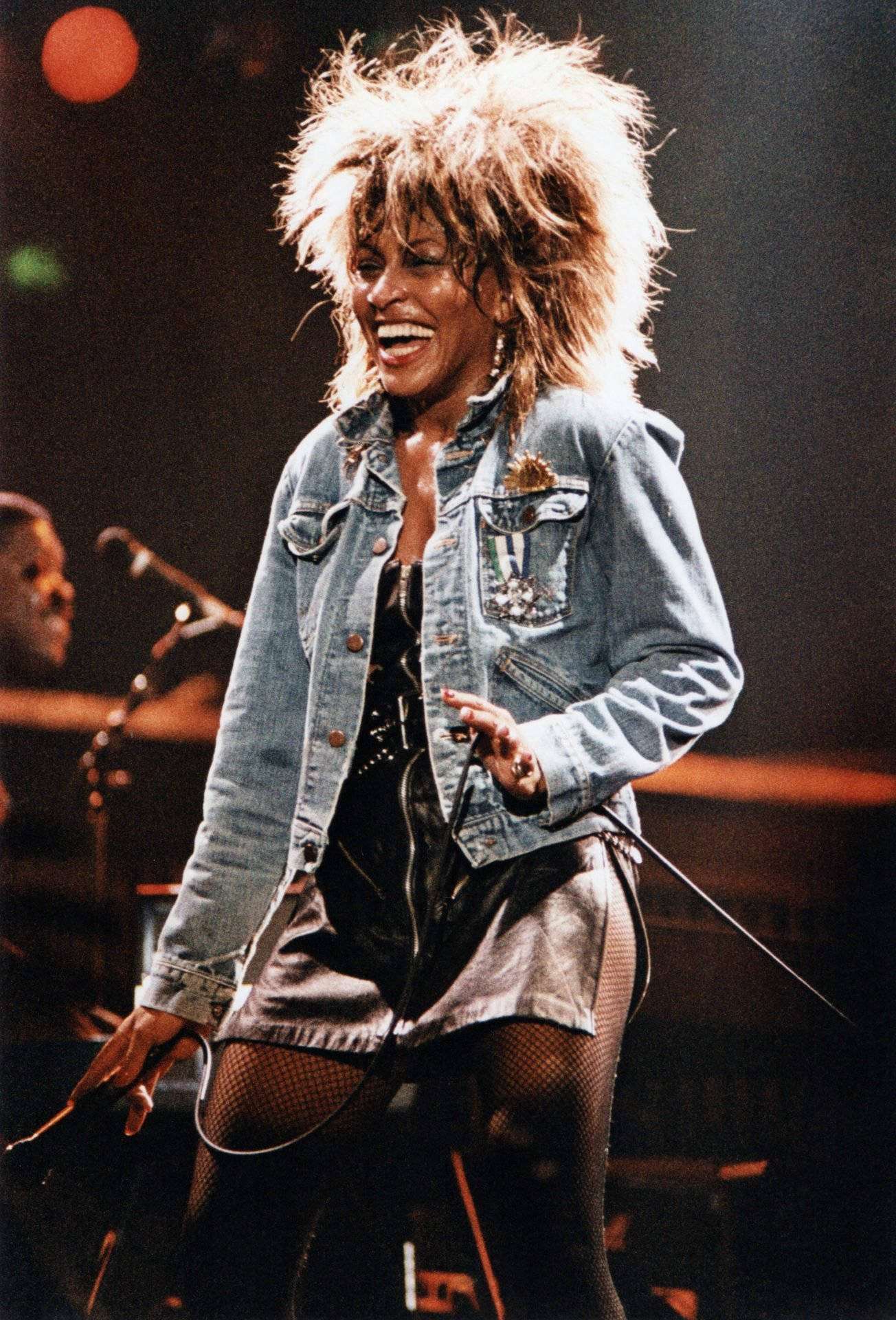 Tina Turner Glows At Punk Rock Performance Background