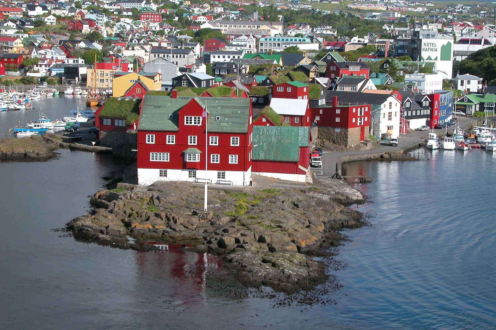 Tinganes At Thorshavn Background
