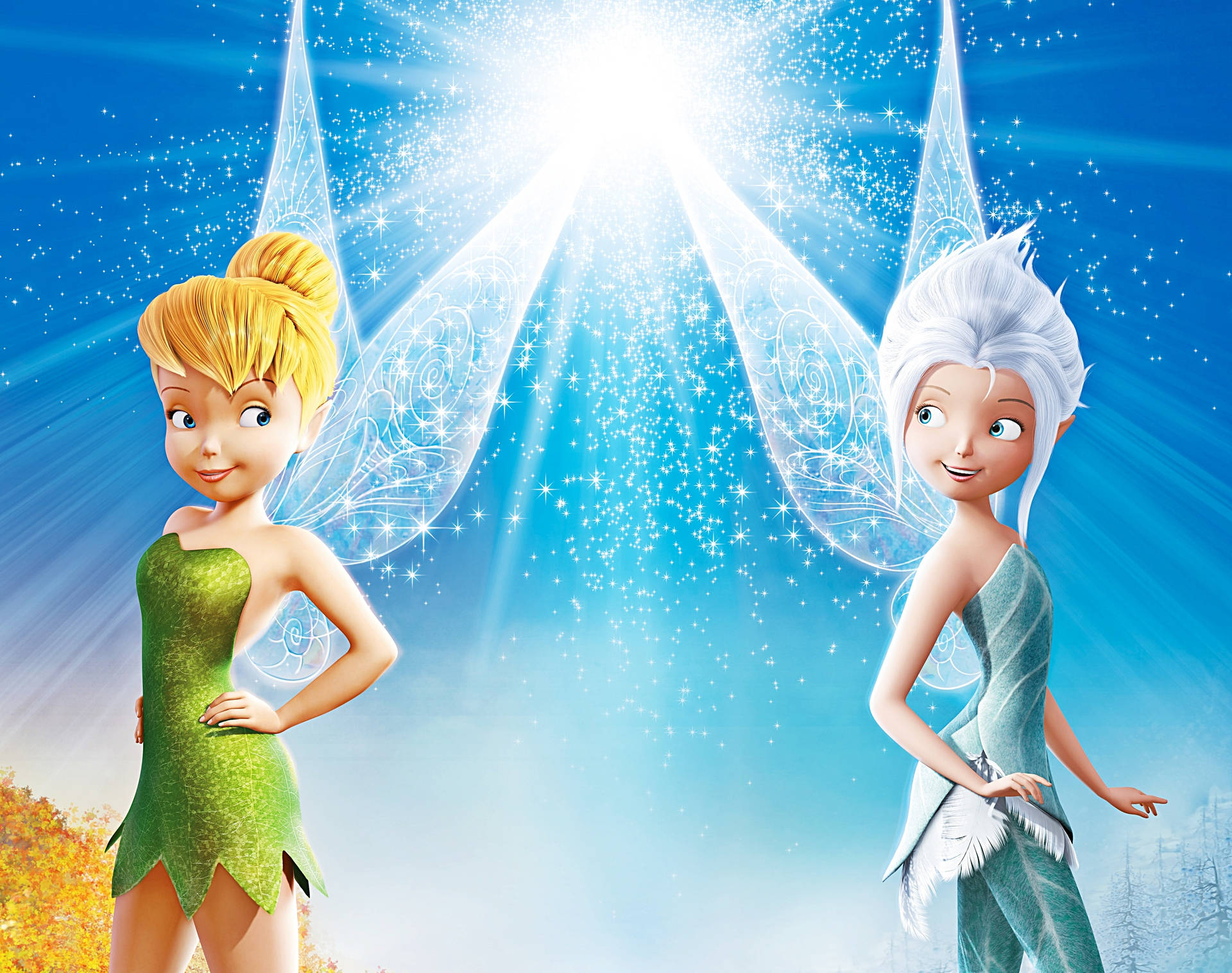 Tinker Bell And Periwinkle Background