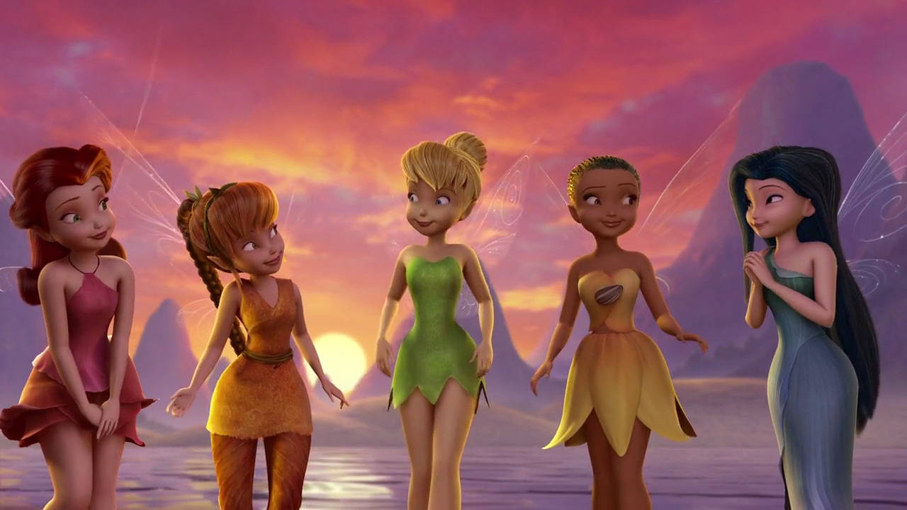 Tinker Bell And The Girls Background