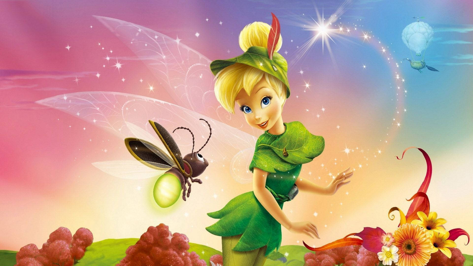 Tinkerbell And Blaze Adventure Background