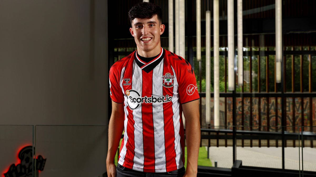 Tino Livramento For Southampton Fc Background