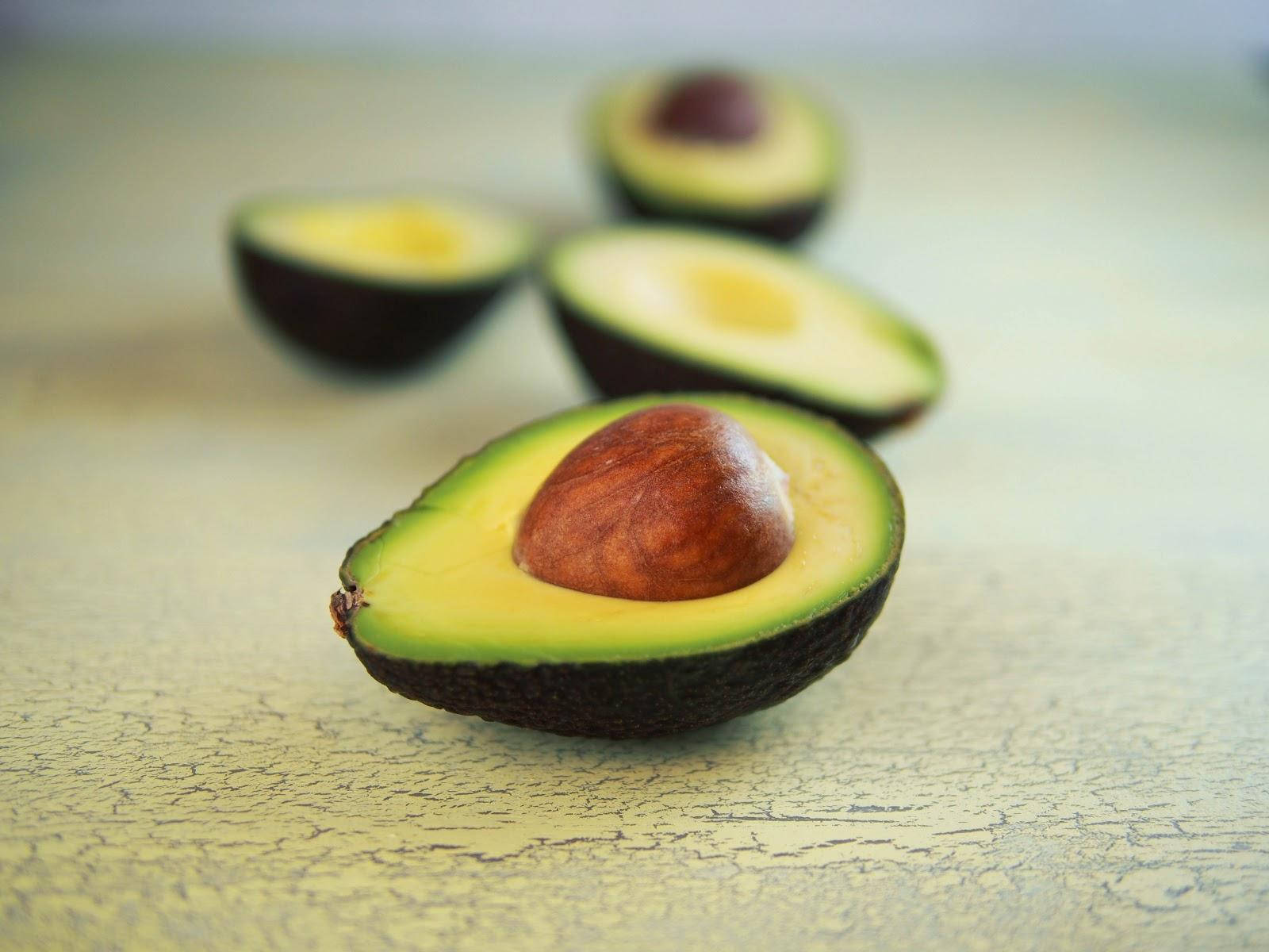 Tiny Avocado Fruits Cut In Halves