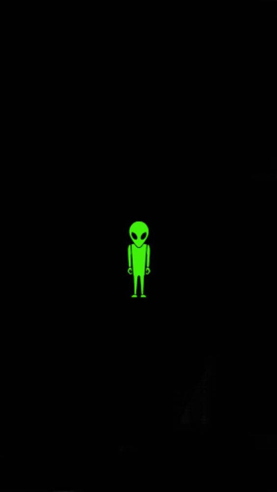 Tiny Cool Alien Background