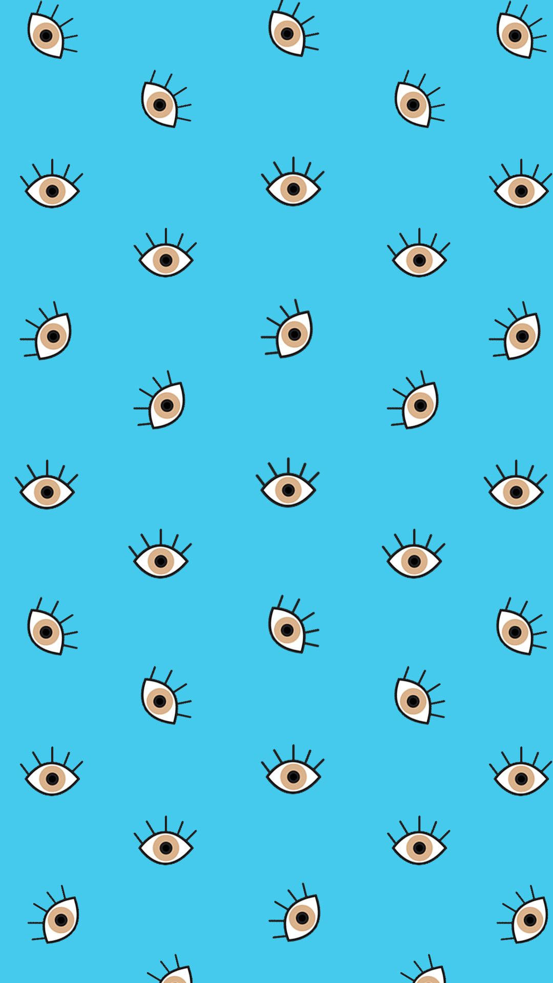 Tiny Evil Eye Pattern Background