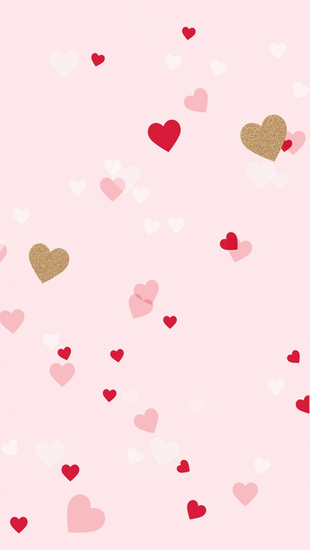 Tiny Hearts Cute Iphone Lock Screen Background