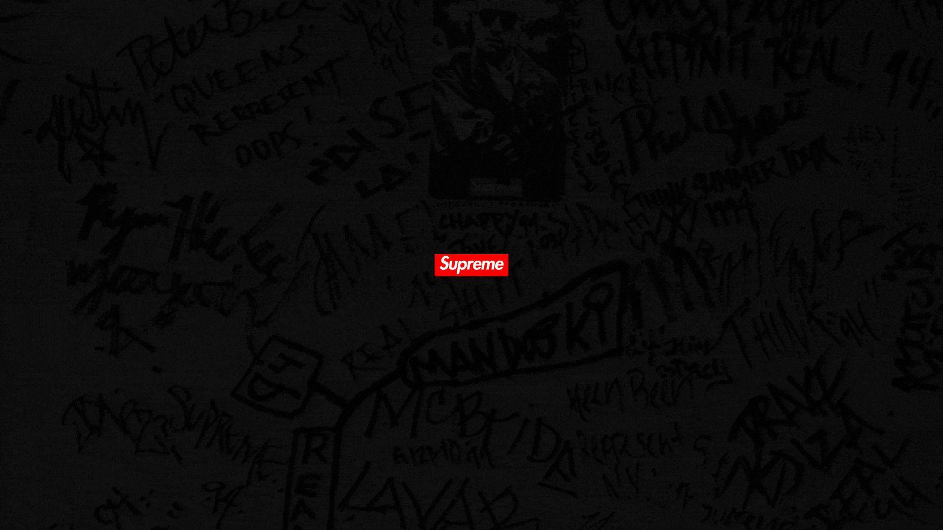 Tiny Logo Supreme Laptop