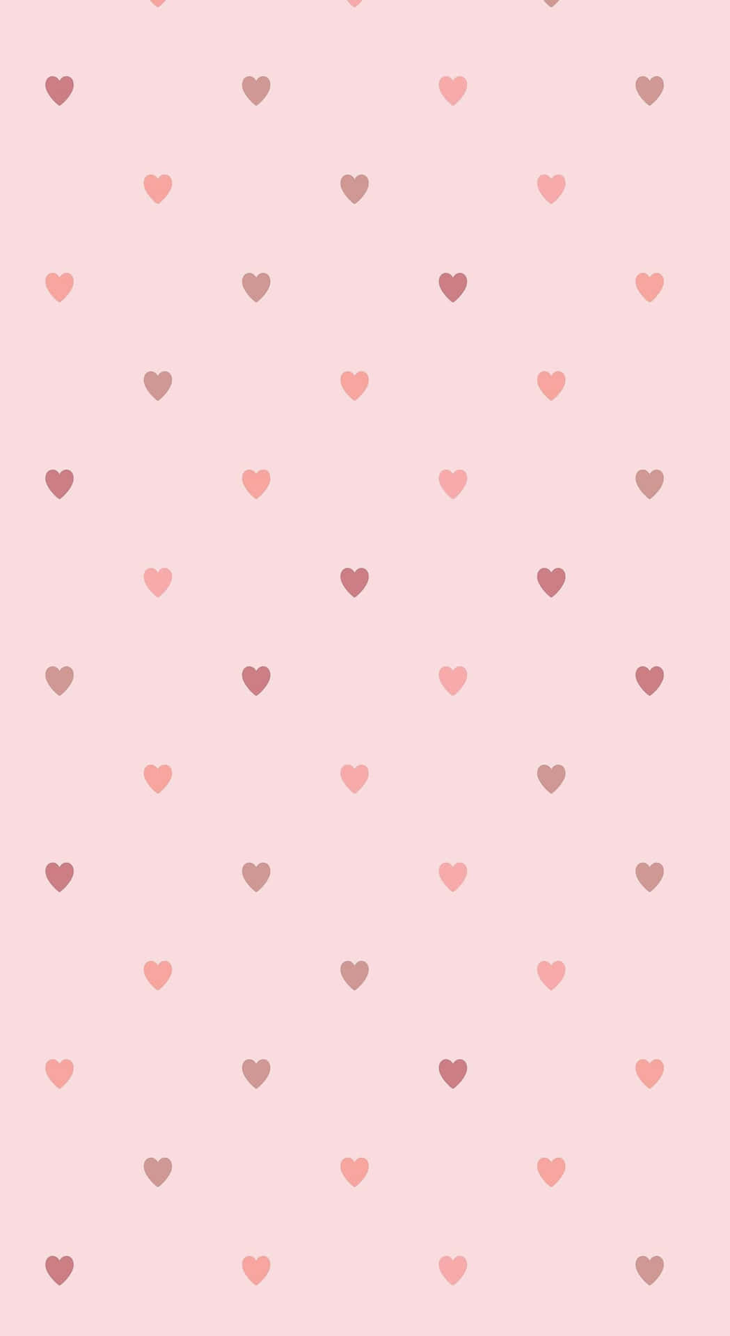 Tiny Pattern Pink Hearts Iphone Background