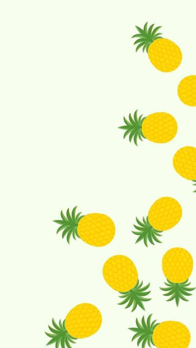 Tiny Pineapples For Instagram Stories Background