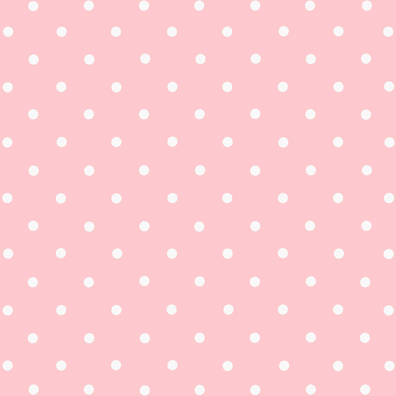 Tiny Pink And White Polka Dot Pattern Background