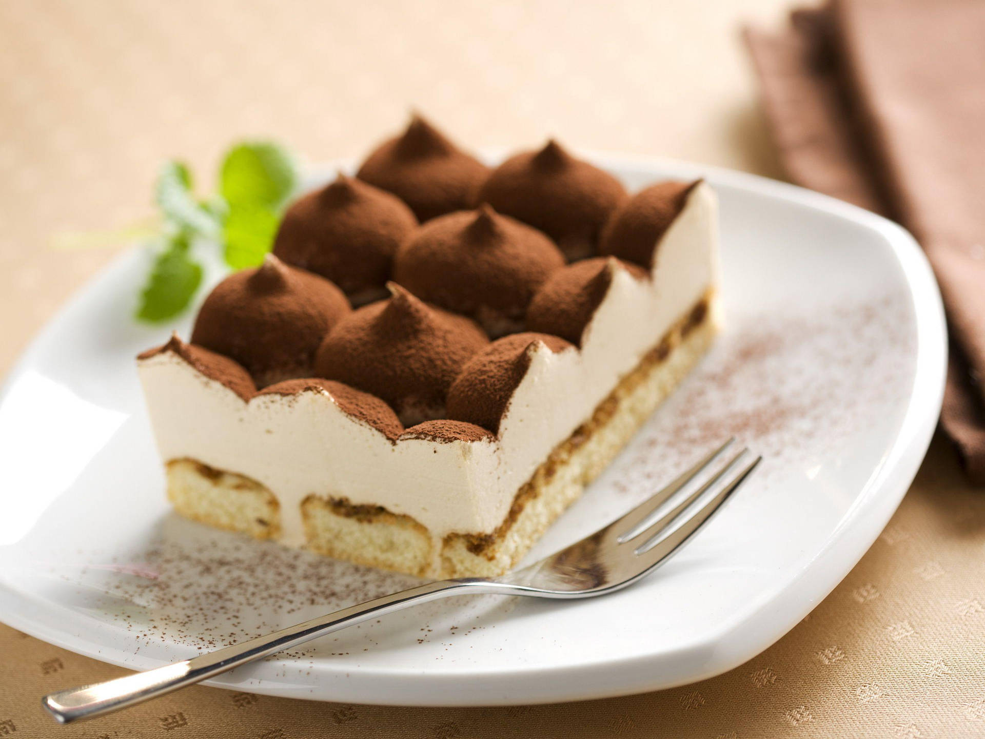 Tiramisu Desserts Background