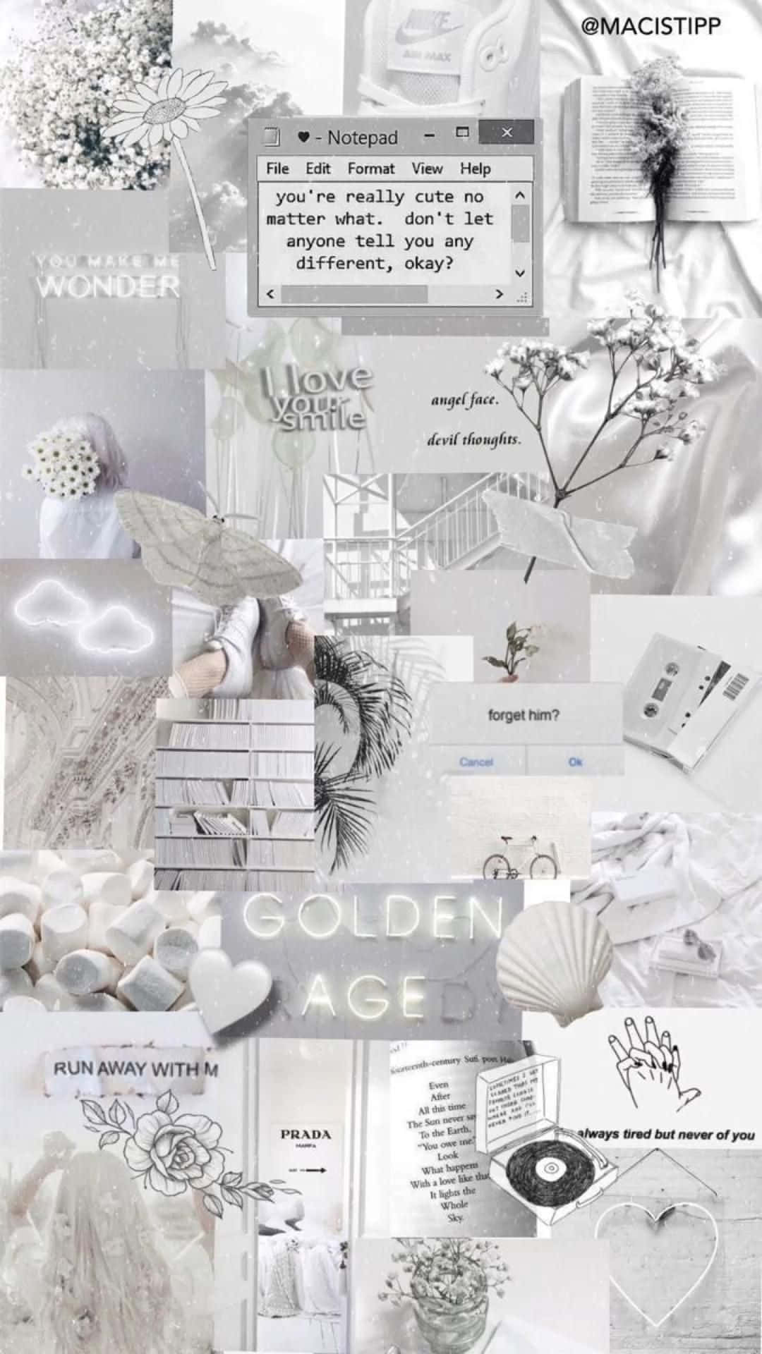 Tired_ Aesthetic_ Collage Background