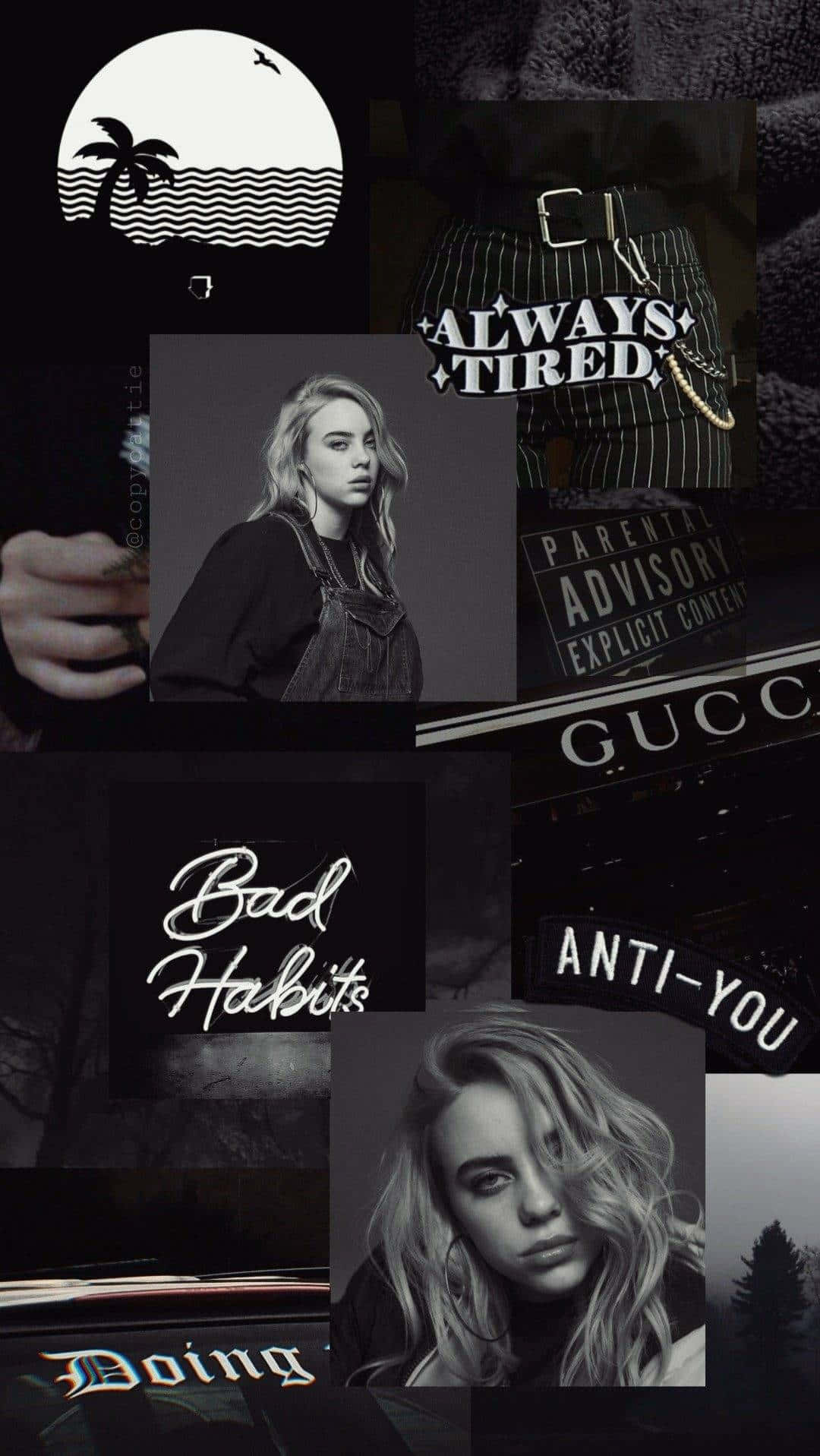 Tired_ Aesthetic_ Collage Background