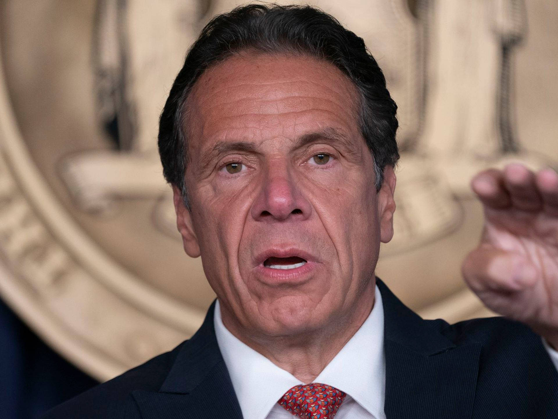 Tired Andrew Cuomo Background