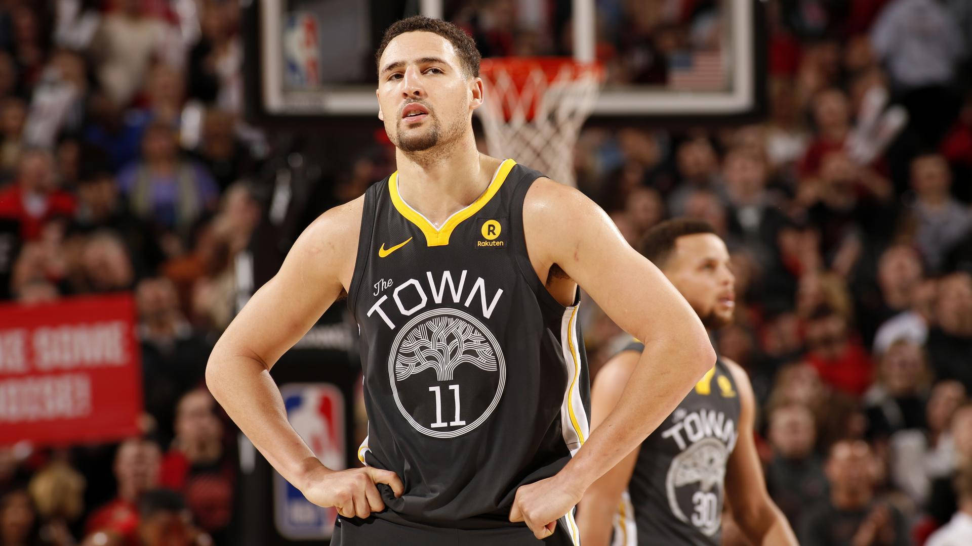 Tired Klay Thompson Background