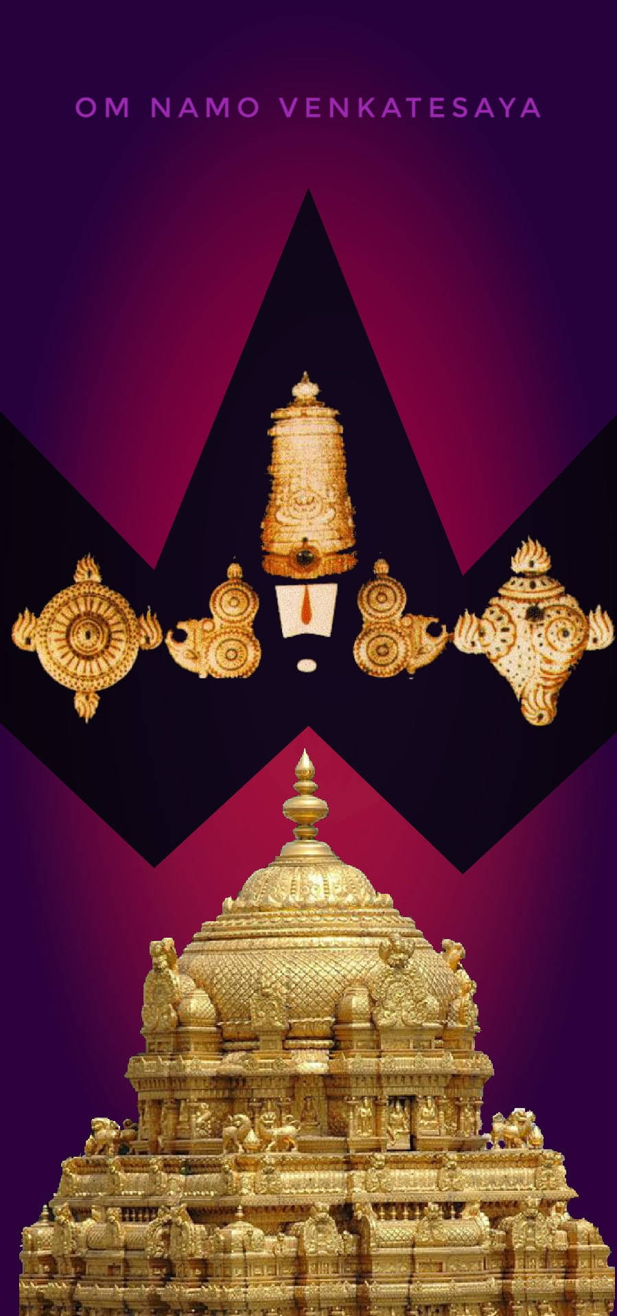Tirupati Balaji Pagoda Background