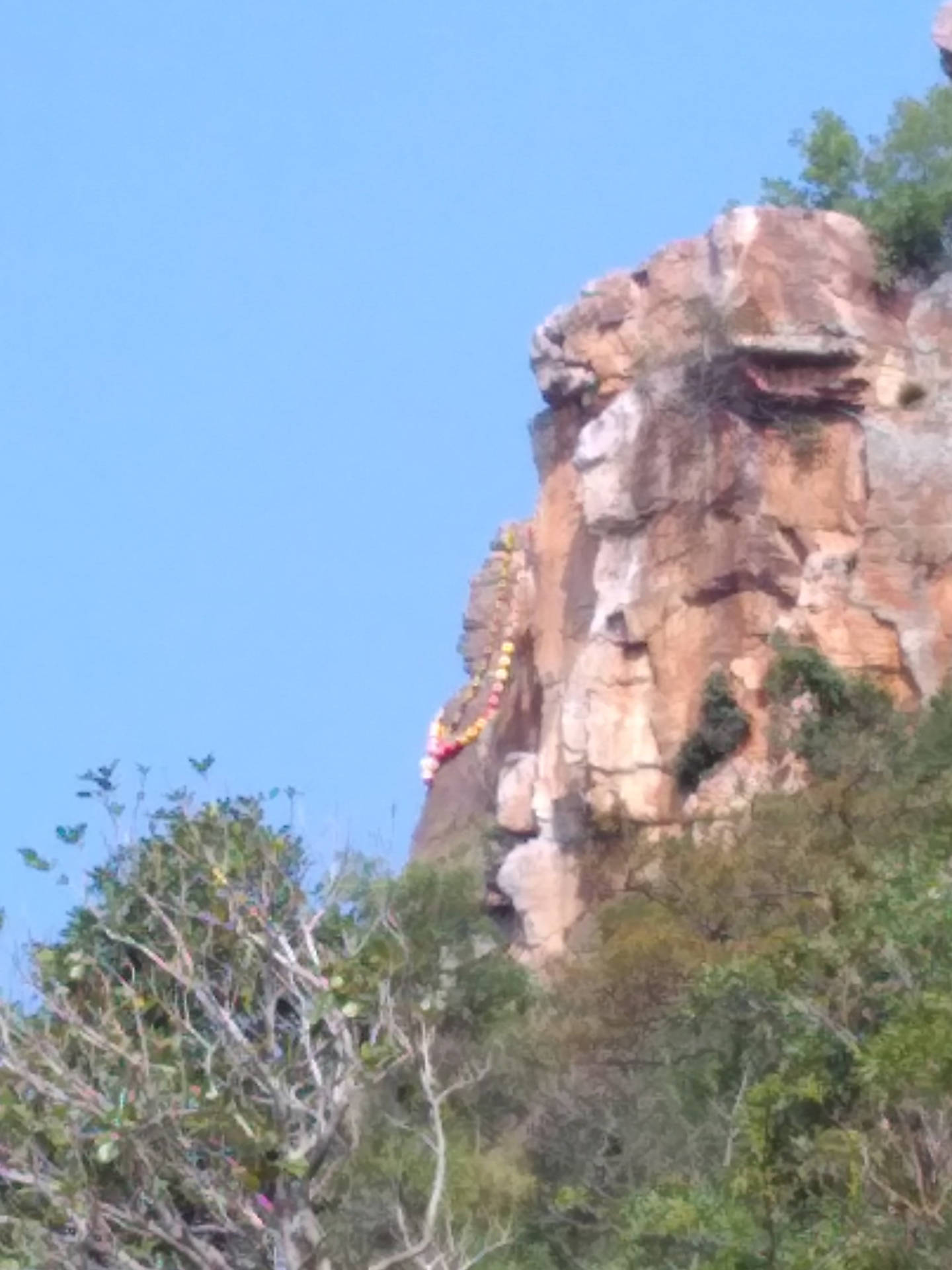 Tirupati Balaji Rock Formation Background