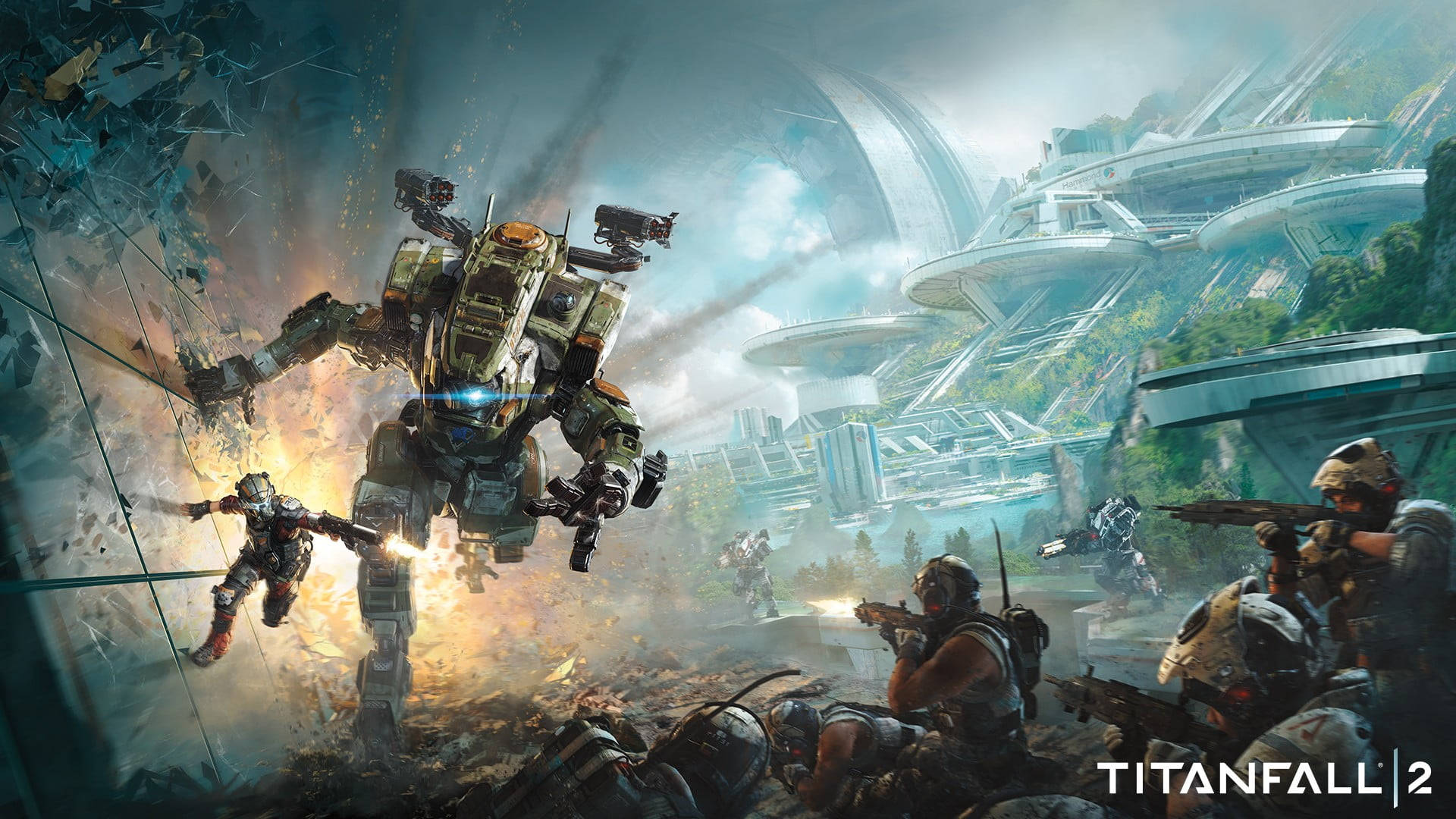 Titanfall Battlefield Promo Background