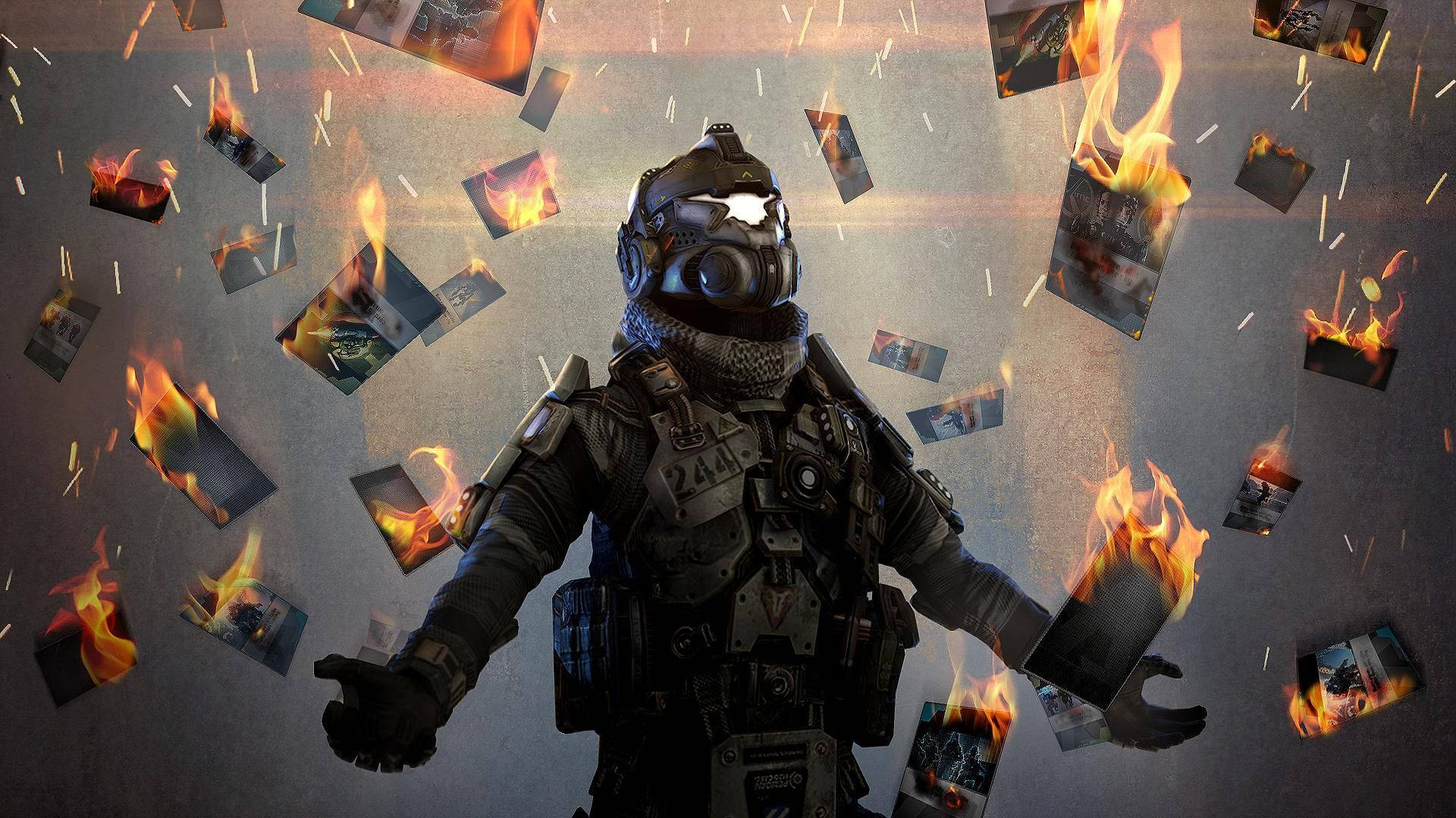 Titanfall Burning Background