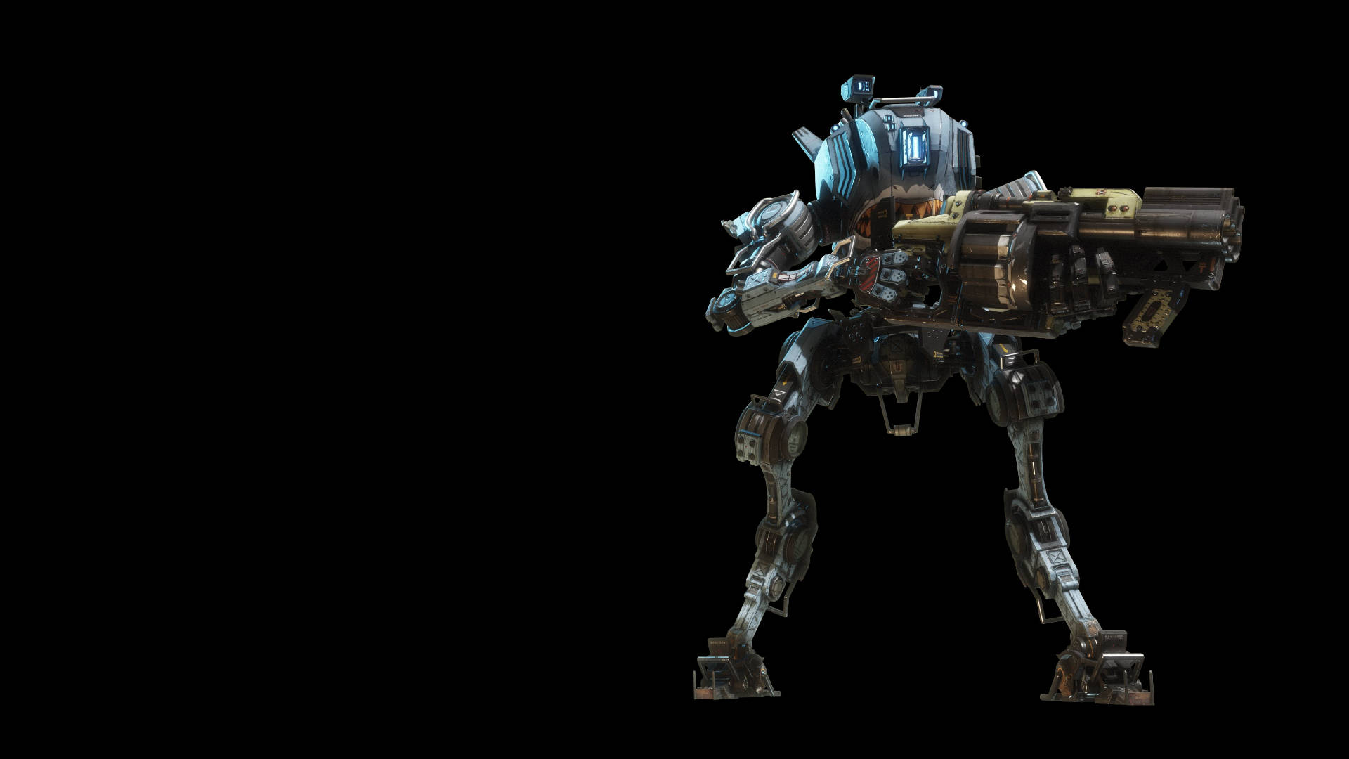 Titanfall Mecha Gun Background