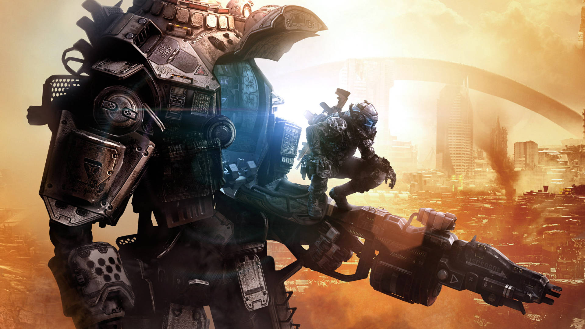 Titanfall Mecha Suit Background