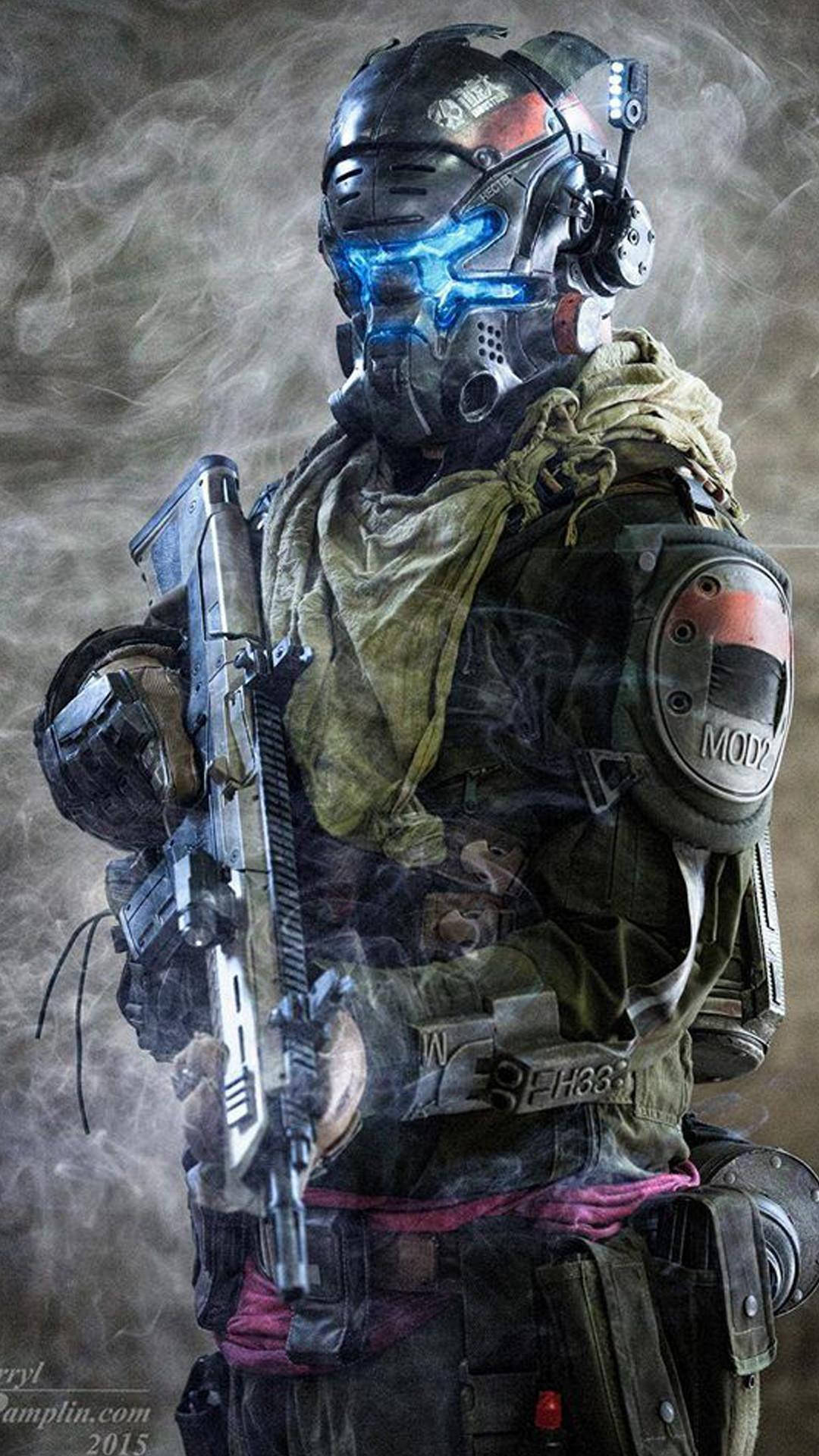 Titanfall Soldier Phone Background