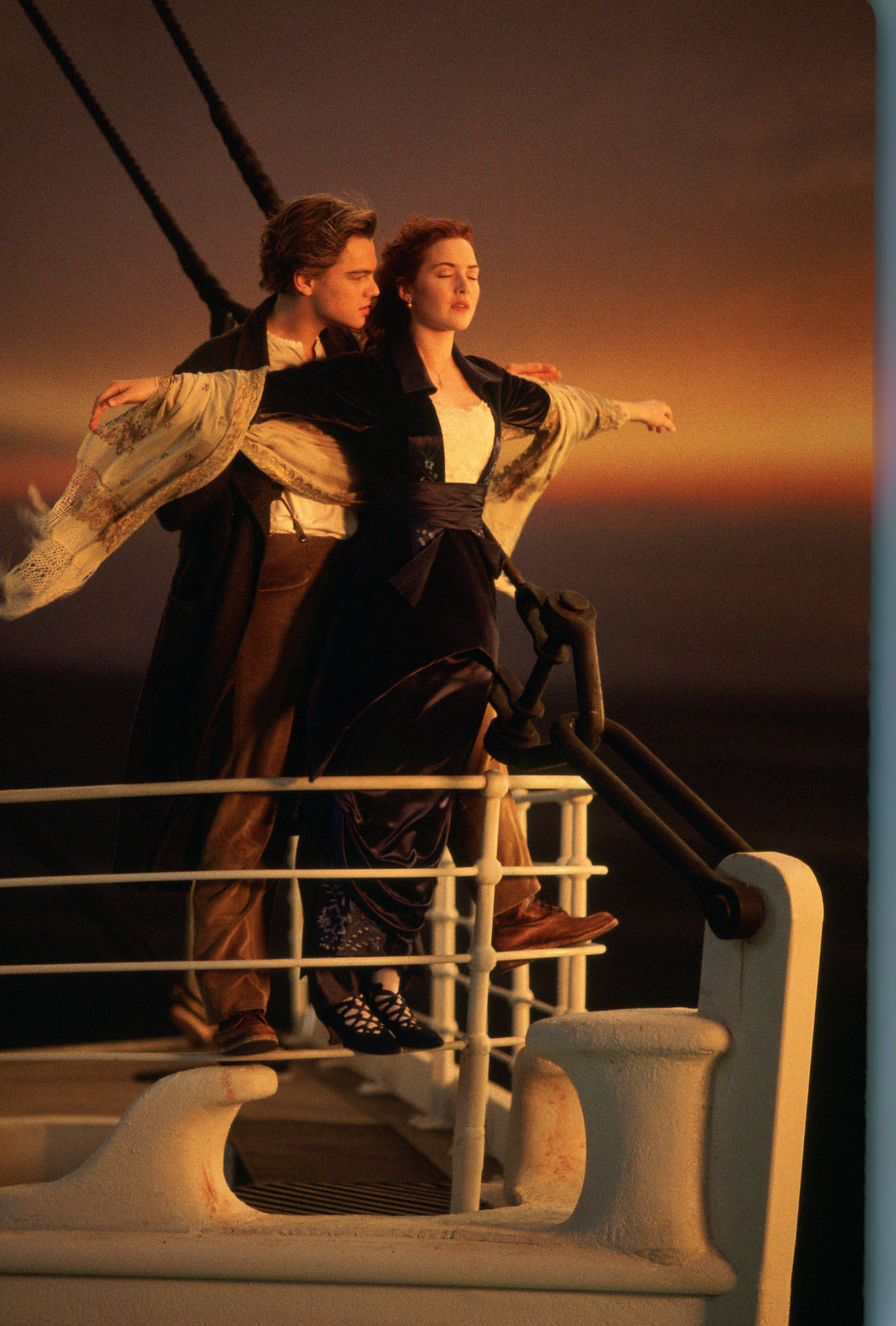Titanic Hug Scene Background