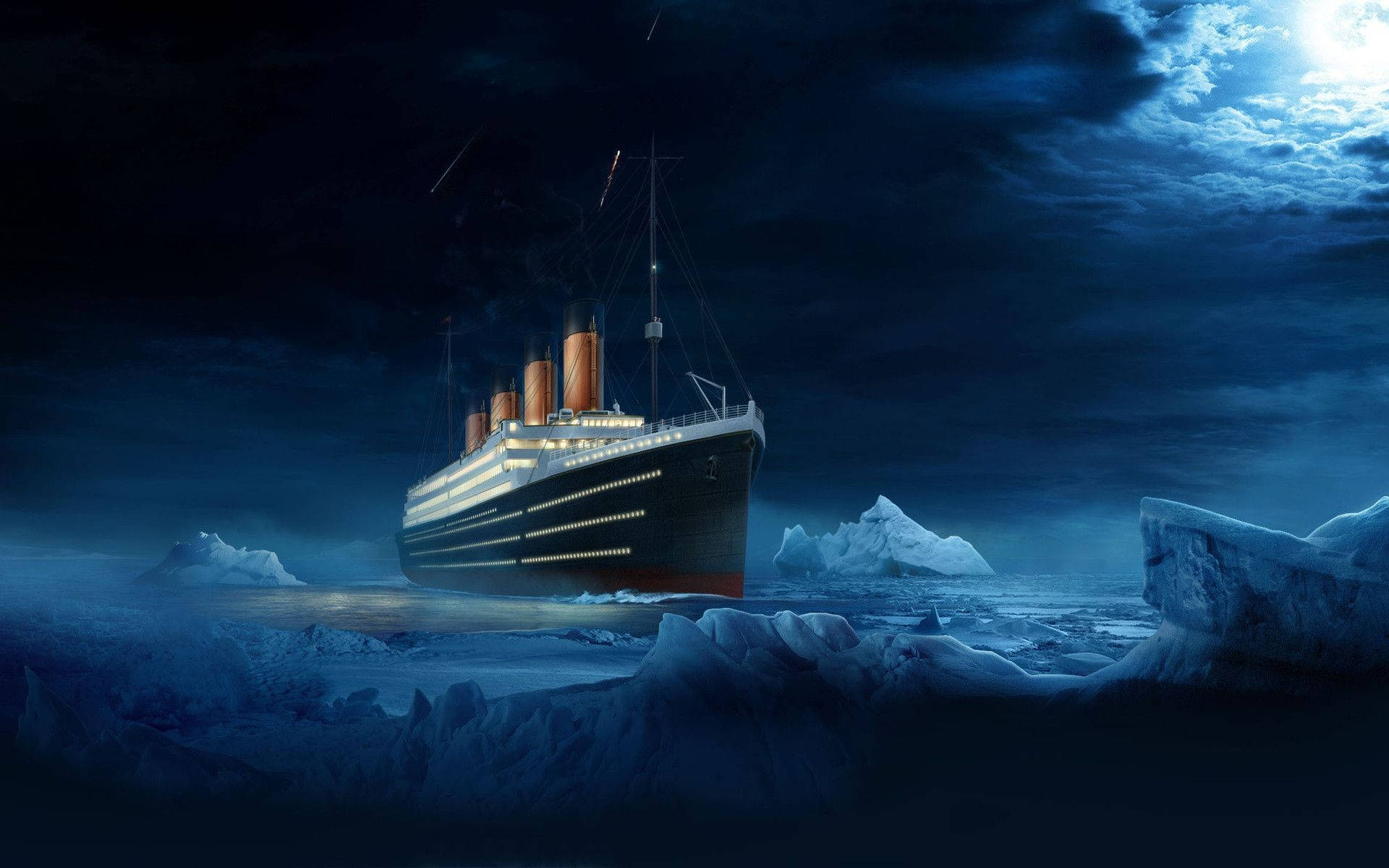 Titanic Landscape Art Background