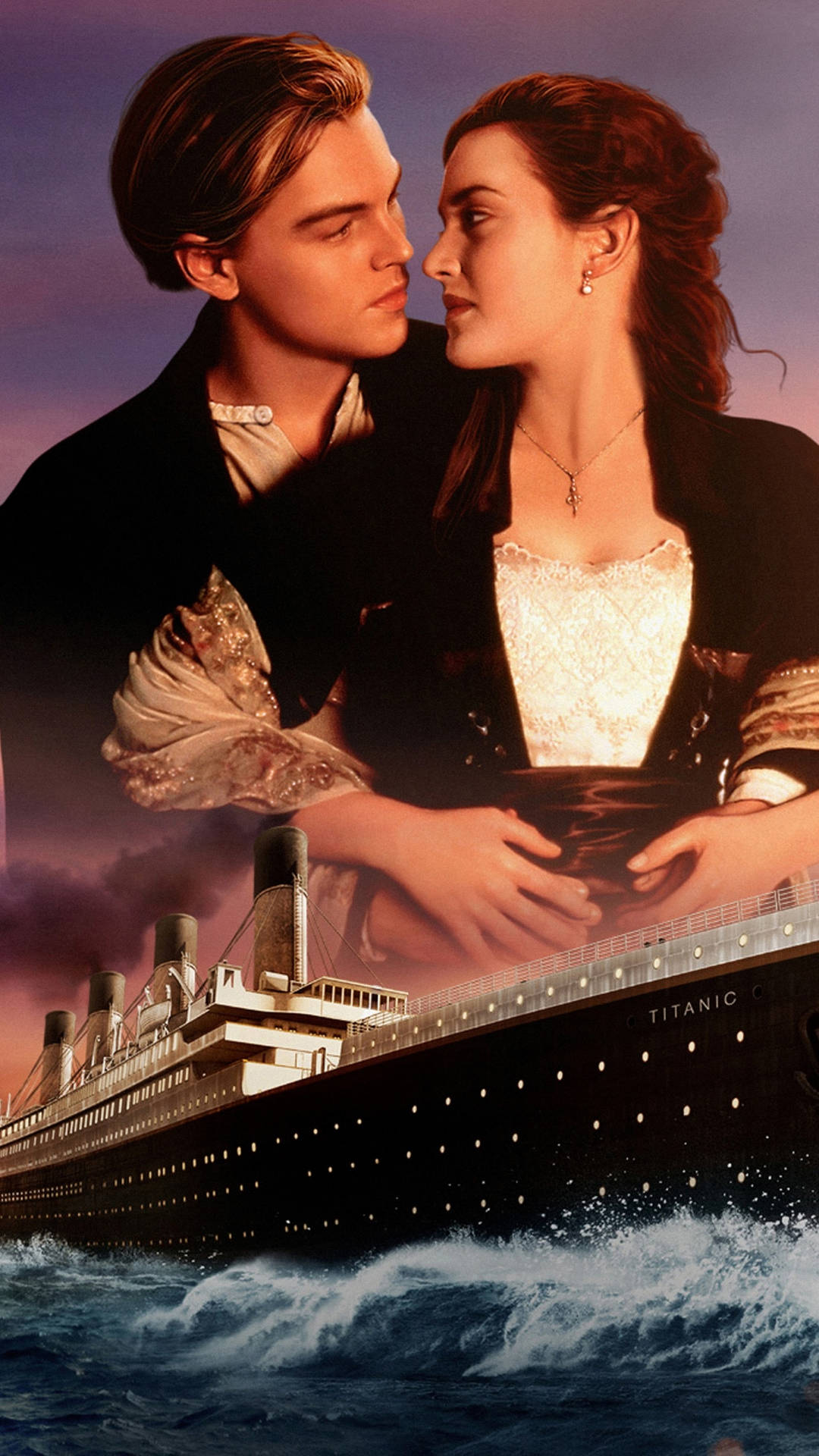Titanic Portrait Jack And Rose Background