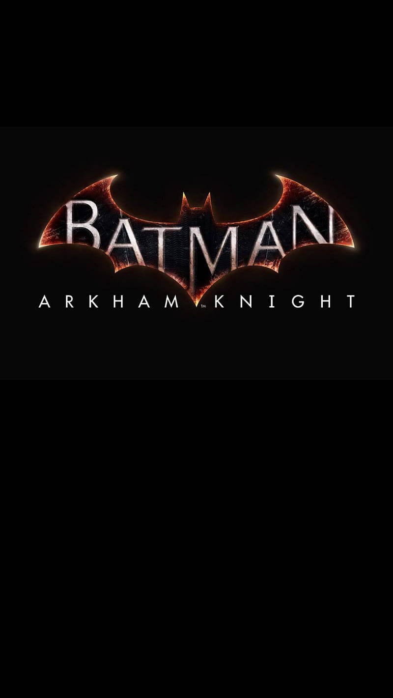 Title Card Of Batman Arkham Knight Iphone Background