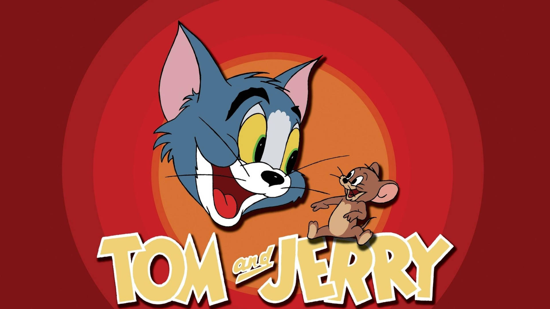 Title Card Tom And Jerry Iphone Background