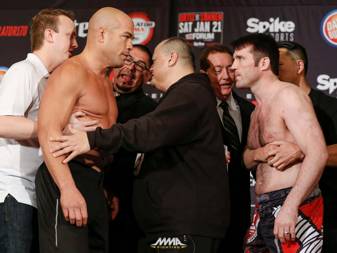 Tito Ortiz And Chael Sonnen Background