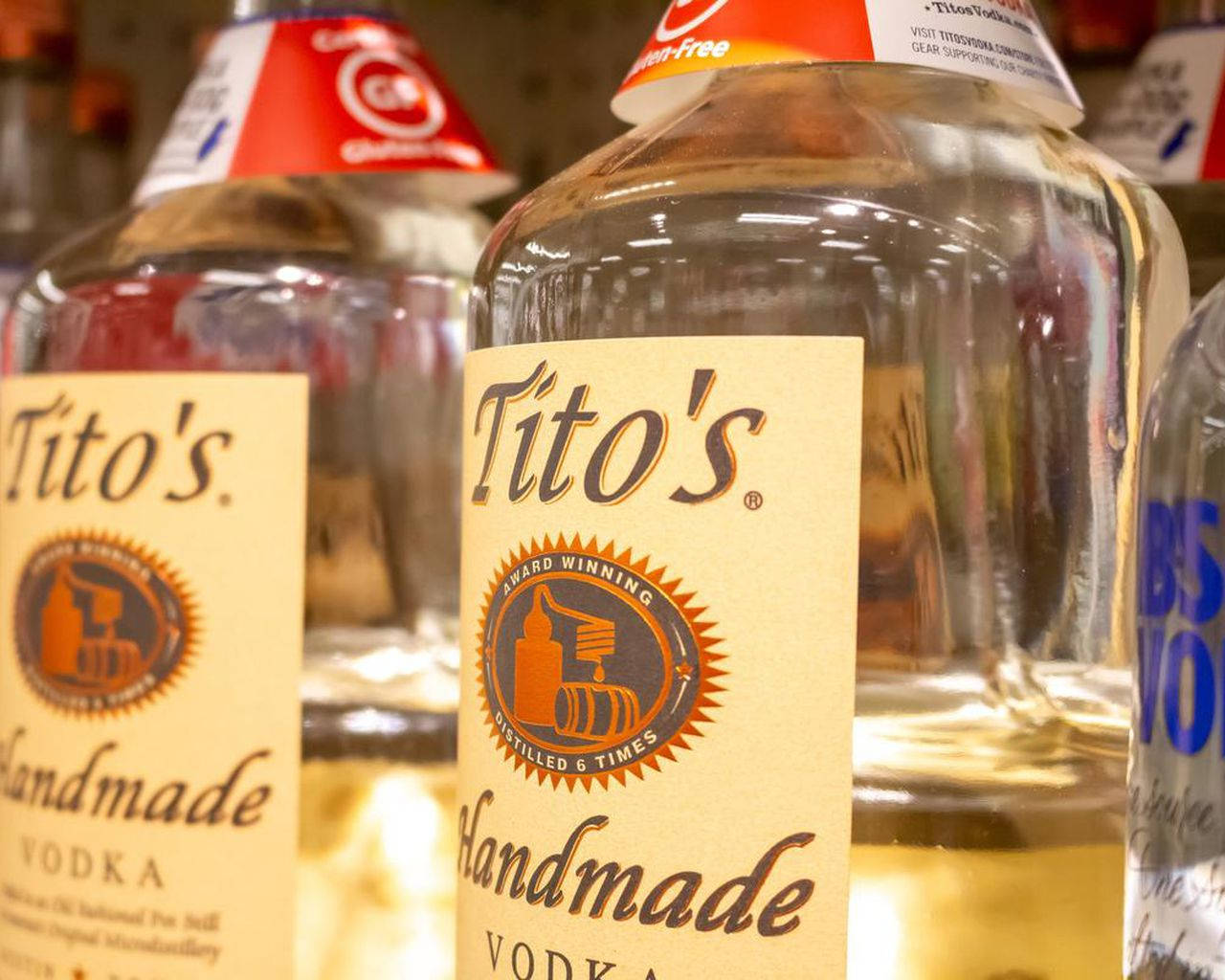 Titos Vodka Award-winning Liquor