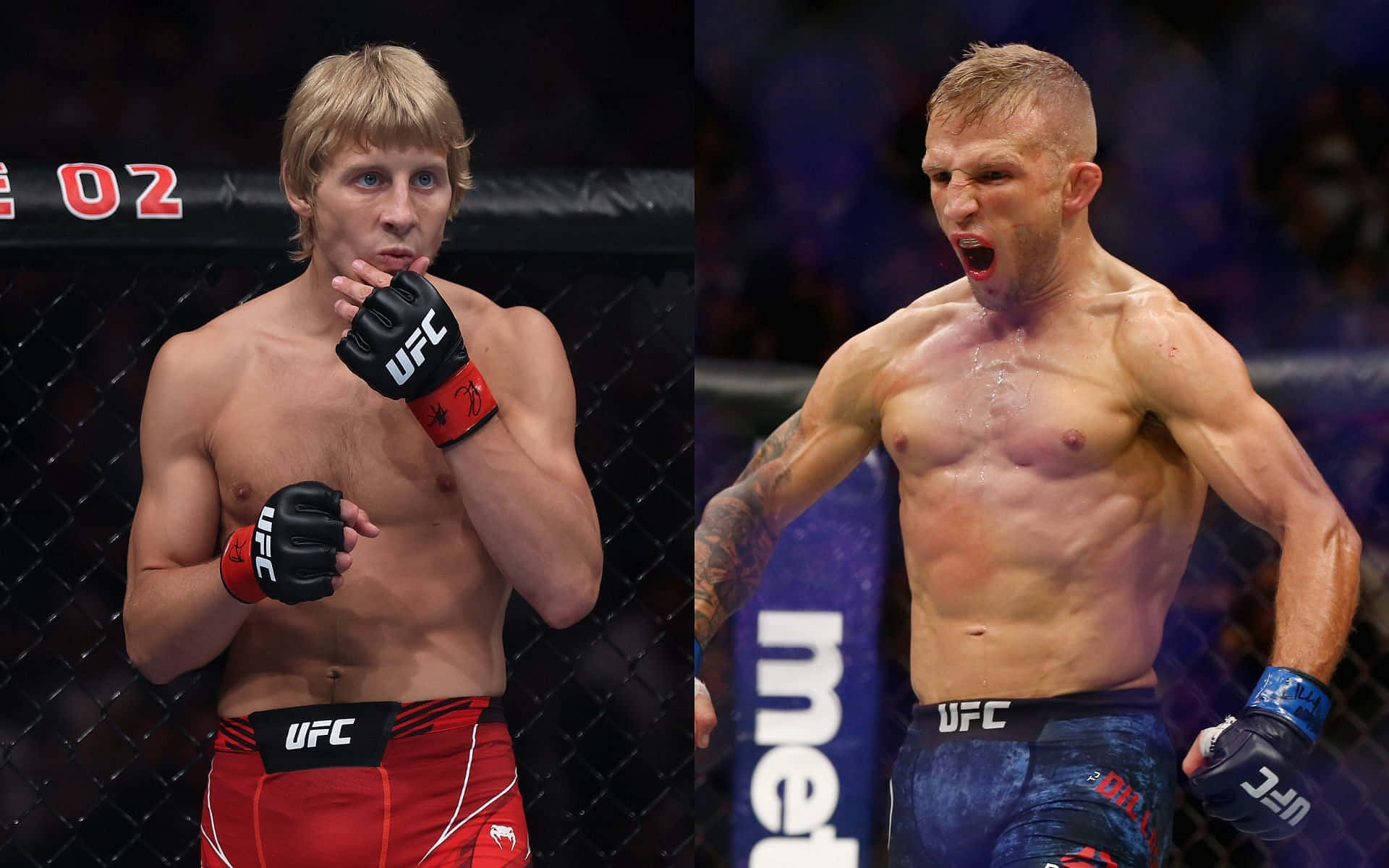 Tj Dillashaw And Paddy Pimblett Background