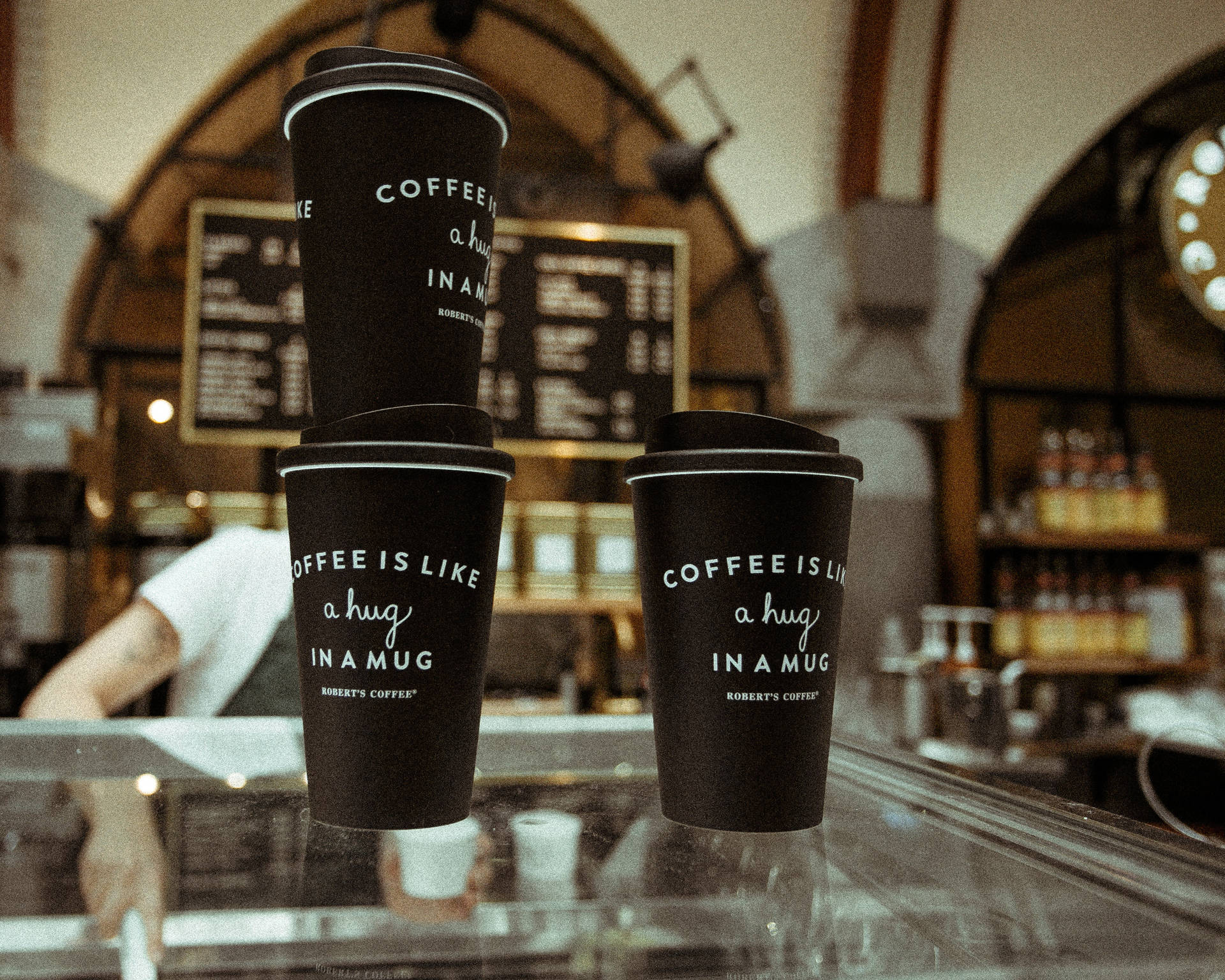 To-go Cups At Coffee Shop